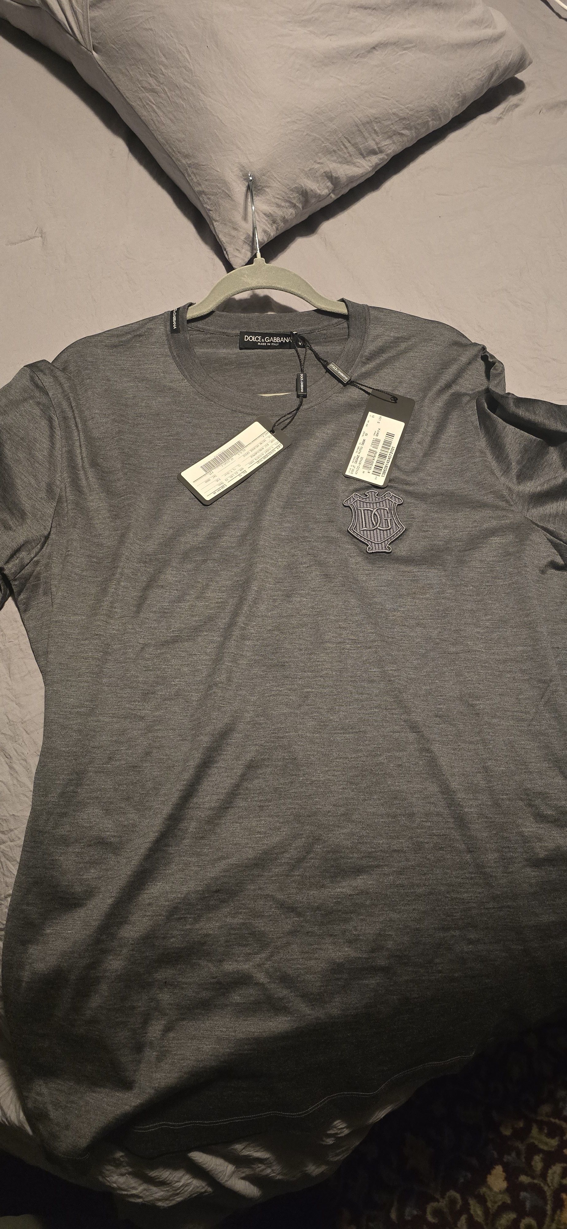 Dolce & Gabbana Dolce & Gabbana Logo Embossed T-Shirt Size US L / EU 52-54 / 3 - 5 Thumbnail