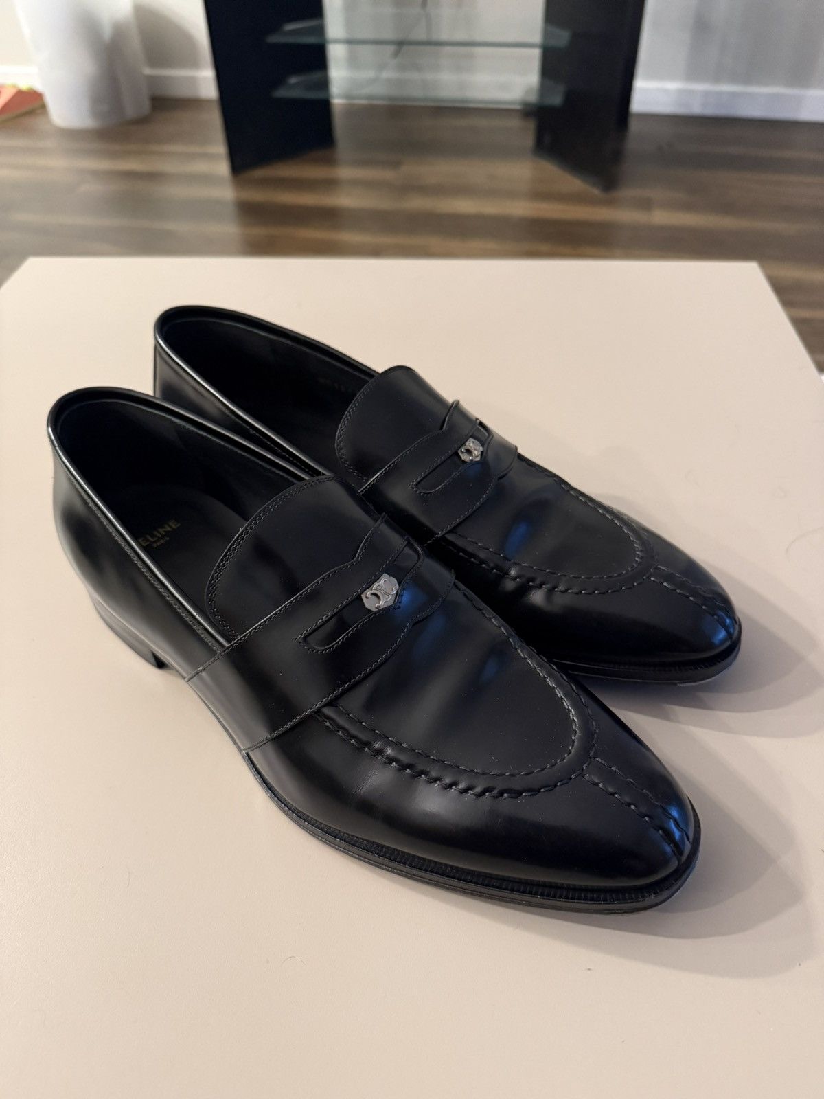 Celine Celine Triomphe Loafers Size US 11 / EU 44 - 1 Thumbnail