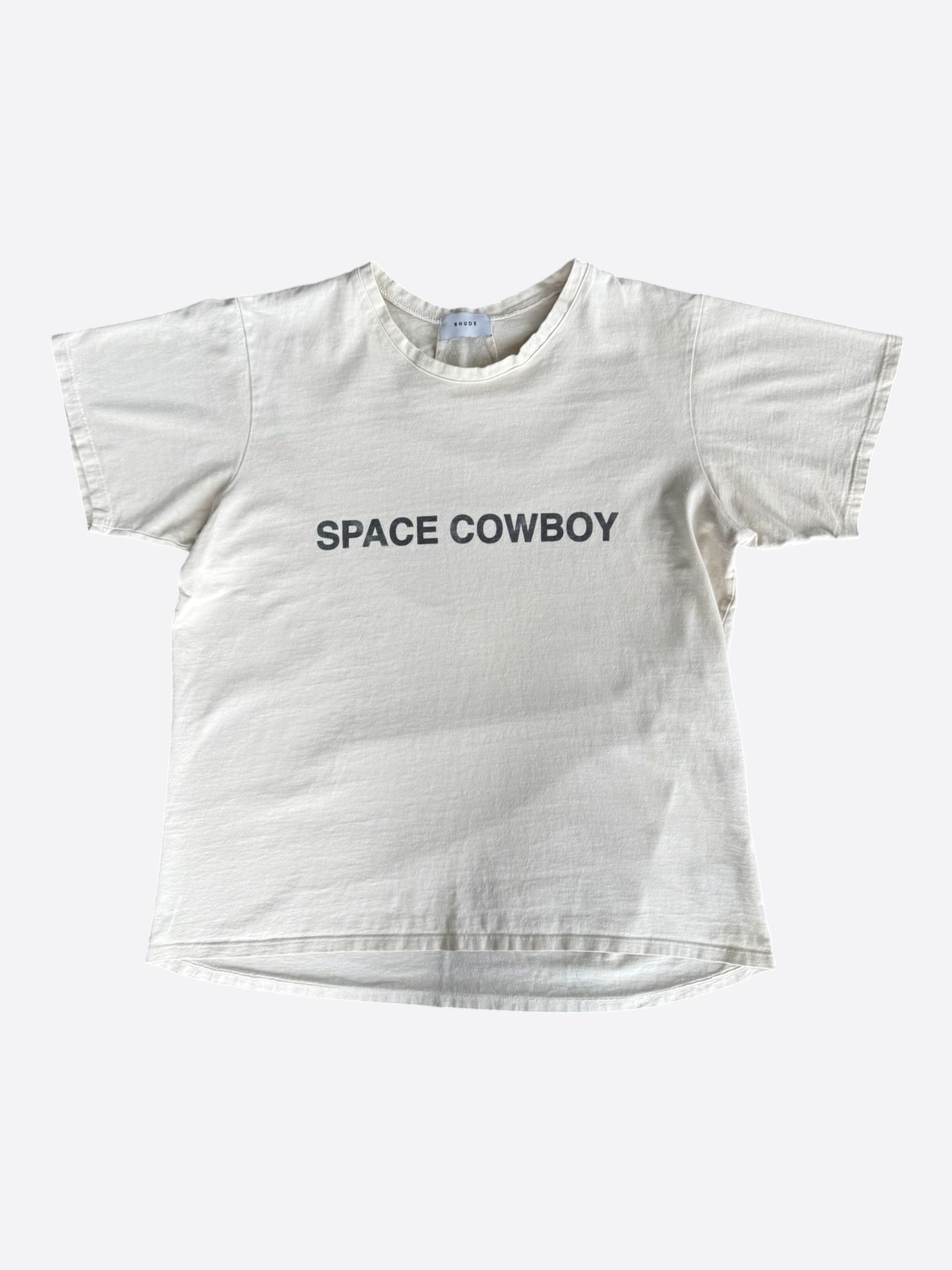 Rhude Rhude Beige & Black Space Cowboy T-Shirt Size US S / EU 44-46 / 1 - 1 Thumbnail