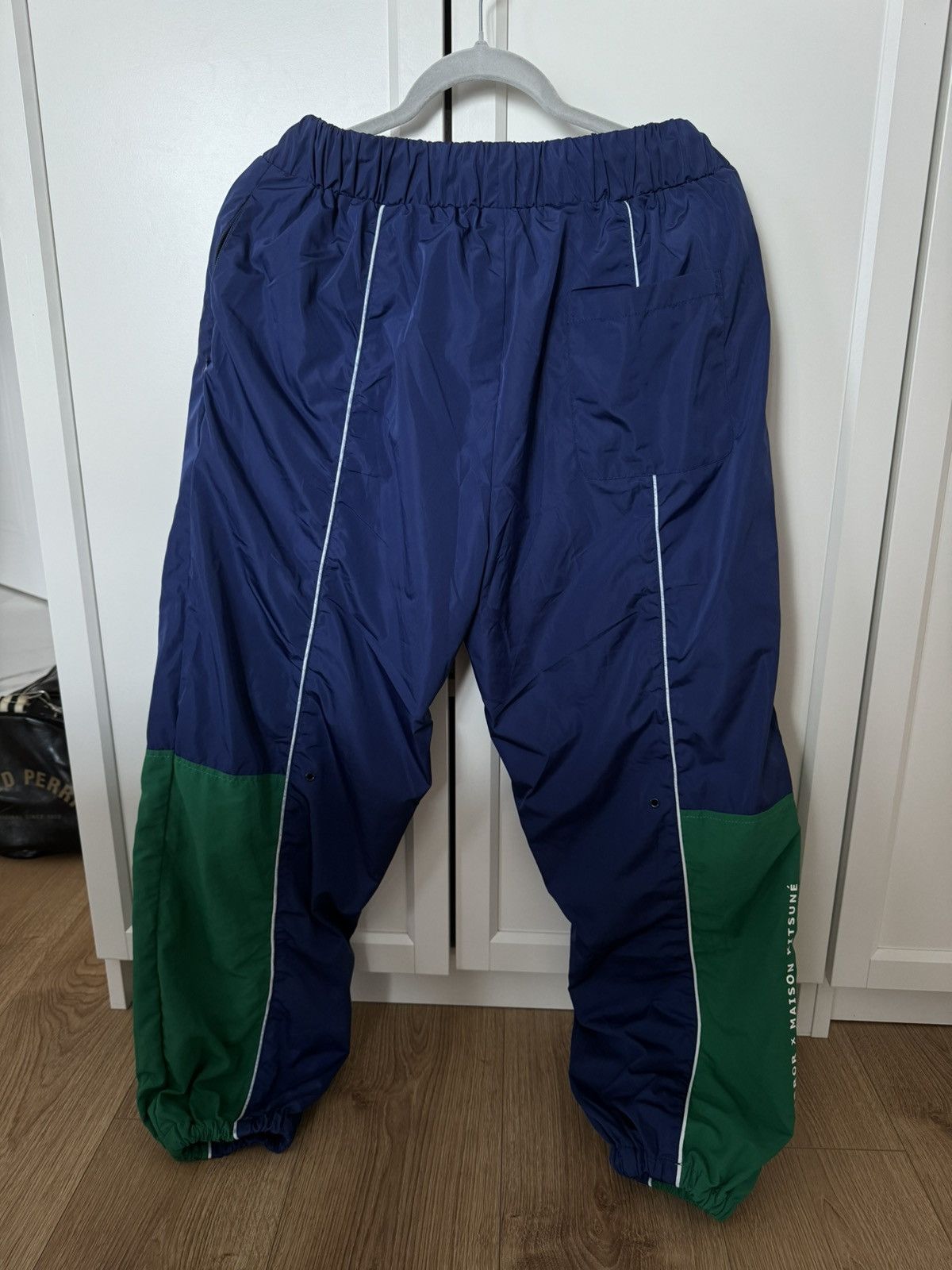 Ader Error × Maison Kitsune Ader Error x Maison Kitsune Line Track Pants sweatpants Size US 34 / EU 50 - 4 Thumbnail