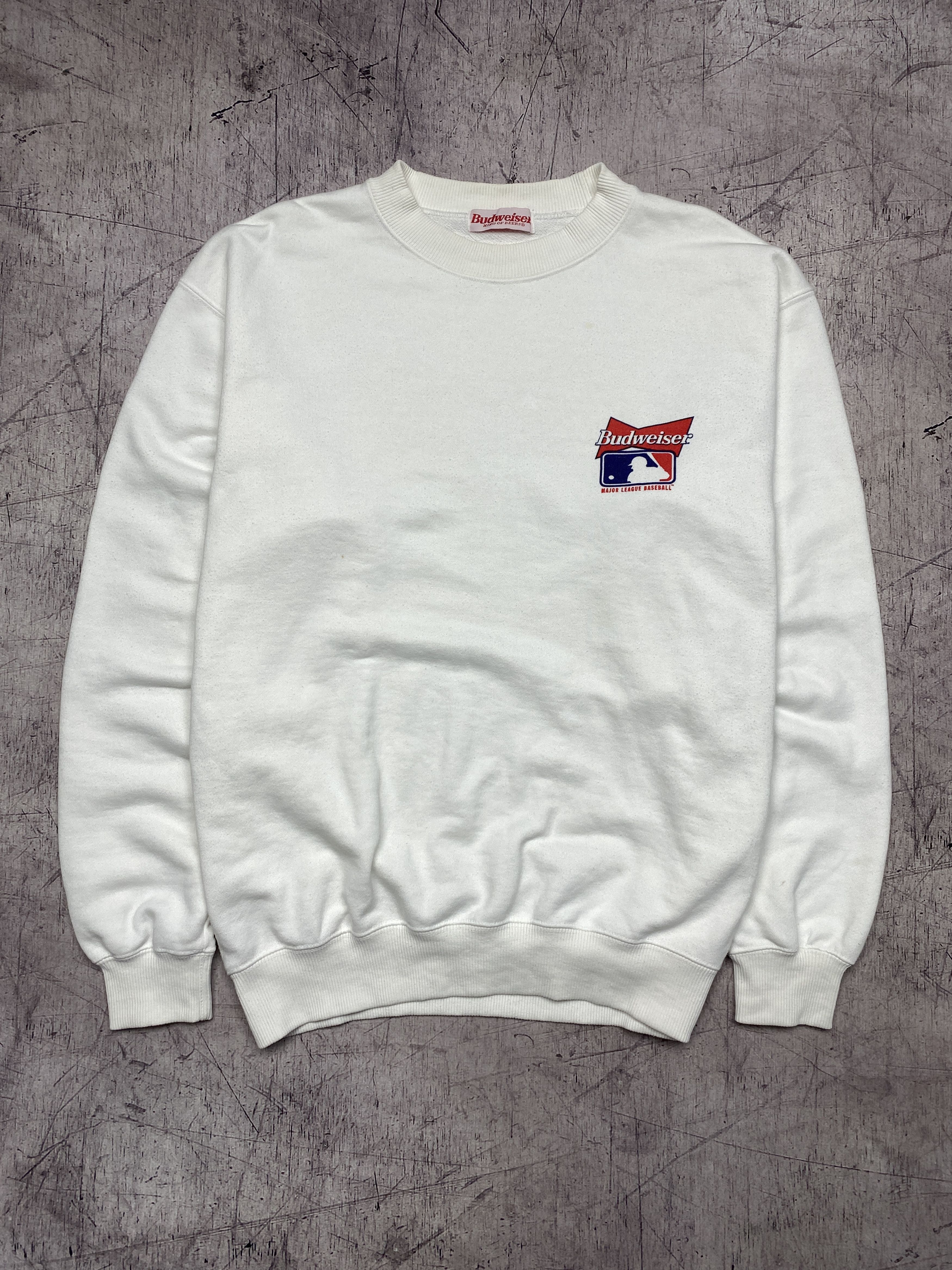 Budweiser Budweiser 90s Vintage Mens Crew Neck Sweatshirt Size US L / EU 52-54 / 3 - 3 Thumbnail