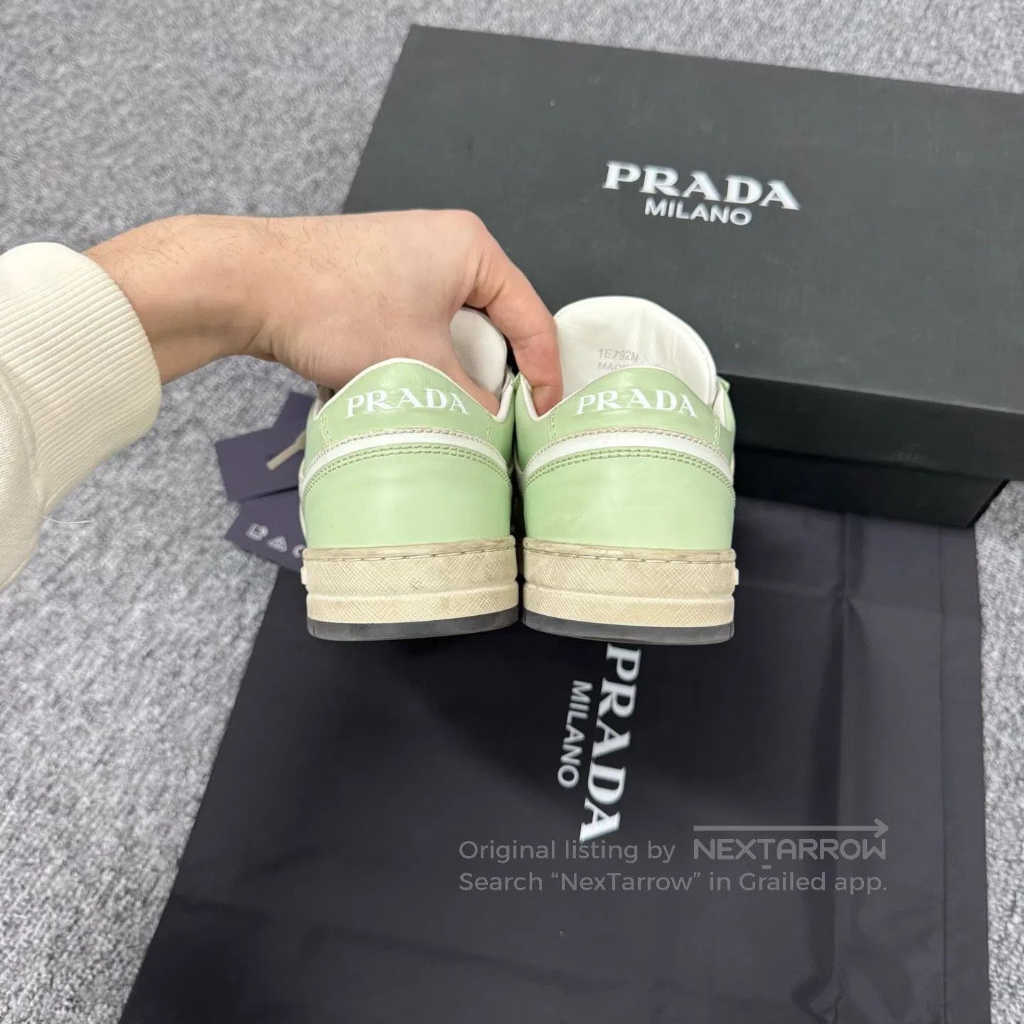 Prada Prada Color blend, triangle mark, letter logo, board shoes Size US 5.5 / IT 35.5 - 5 Thumbnail