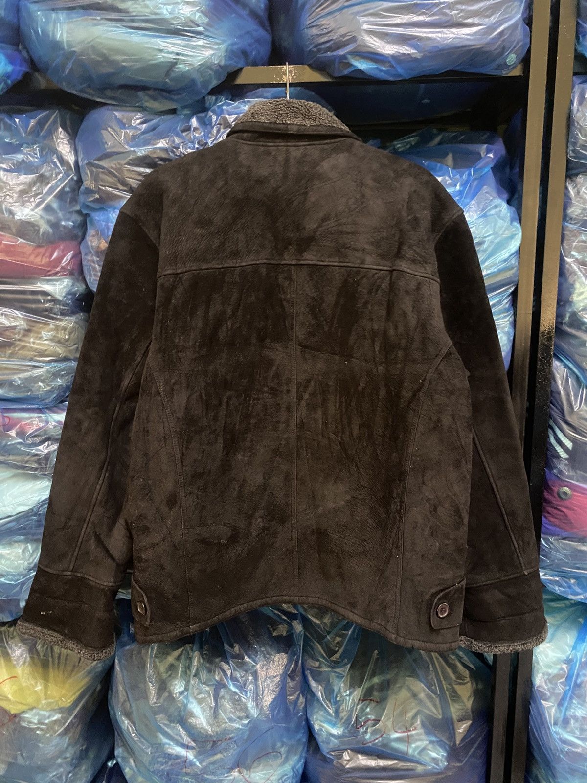 Other Vintage PRIME Black Suede Shearling-Style Jacket Made Korea Size US M / EU 48-50 / 2 - 7 Thumbnail