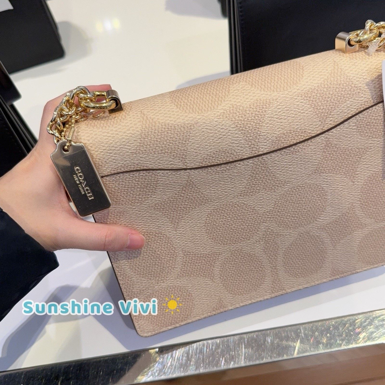 Coach NWT COACH Klare Crossbody Bag Canvas CY678 Sand/Tan/Gold Size ONE SIZE - 5 Thumbnail