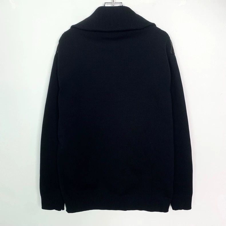 Prada Prada Lapel patchwork leather zipper jacket 2501-Nextarrow Size US XS / EU 42 / 0 - 2 Thumbnail