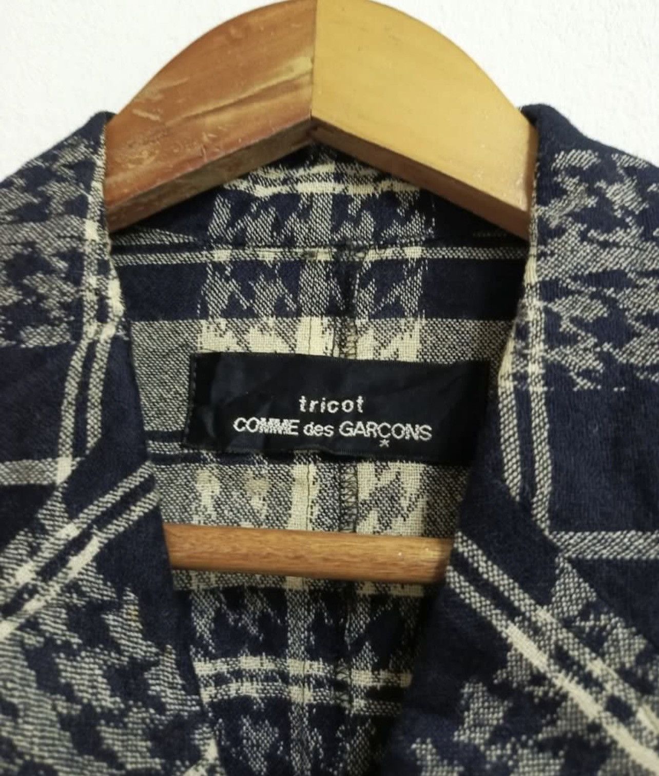 Tricot Comme des Garcons A/W 1992 COMME DES GARCONS TRICOT PLAID SHIRT BLOUSE JACKET Size S / US 4 / IT 40 - 6 Thumbnail