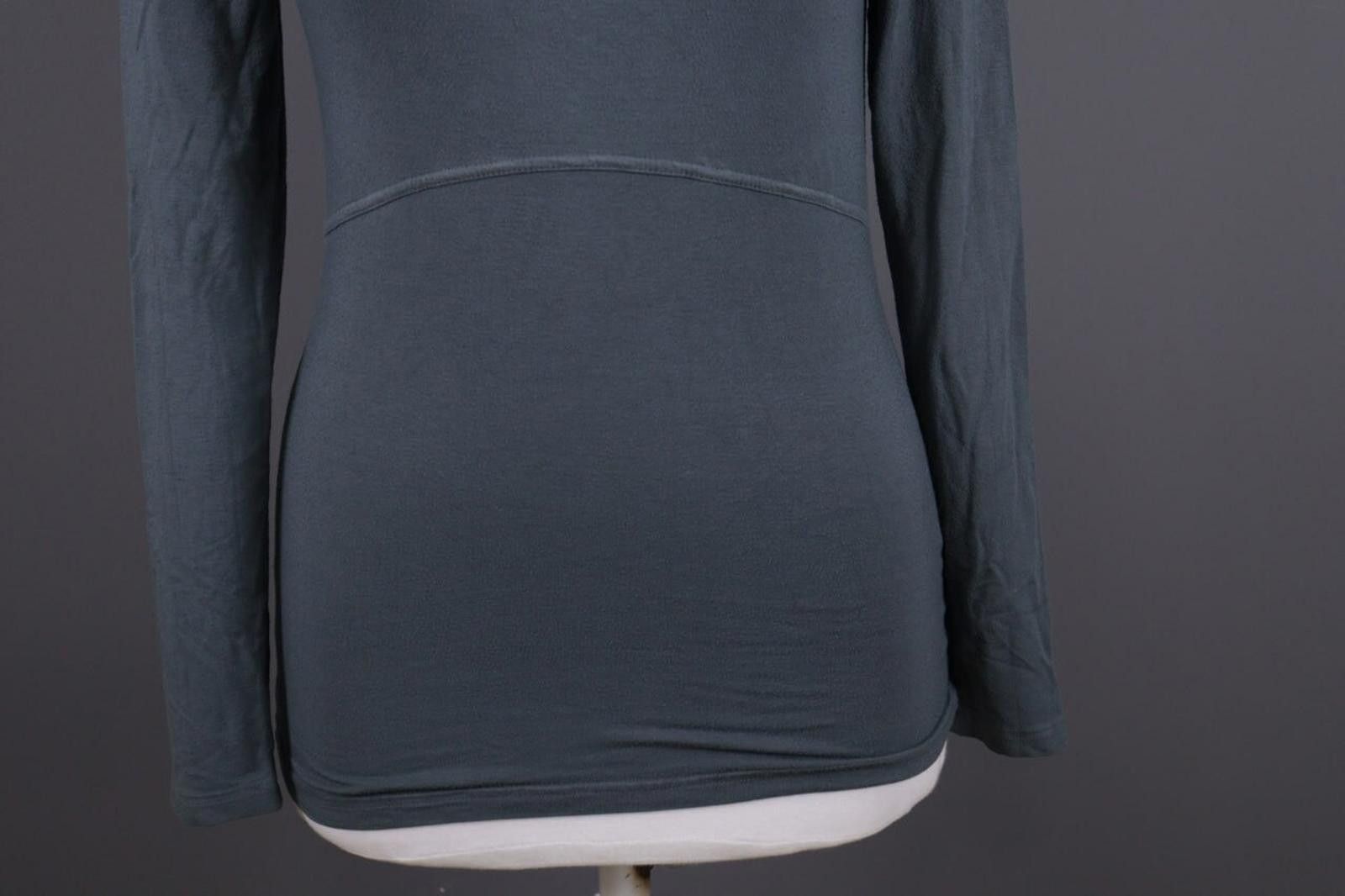 Designer Transit Par Such 361 Gray Summer Top Blouse Size 3 Size M / US 6-8 / IT 42-44 - 4 Thumbnail