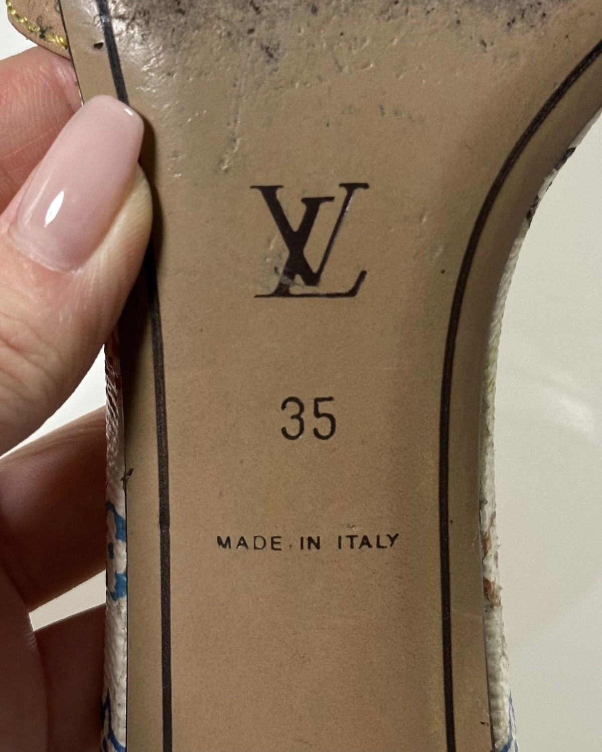 Louis Vuitton LOUIS VUITTON Monogram Leather Sandals Size US 5 / IT 35 - 10 Thumbnail