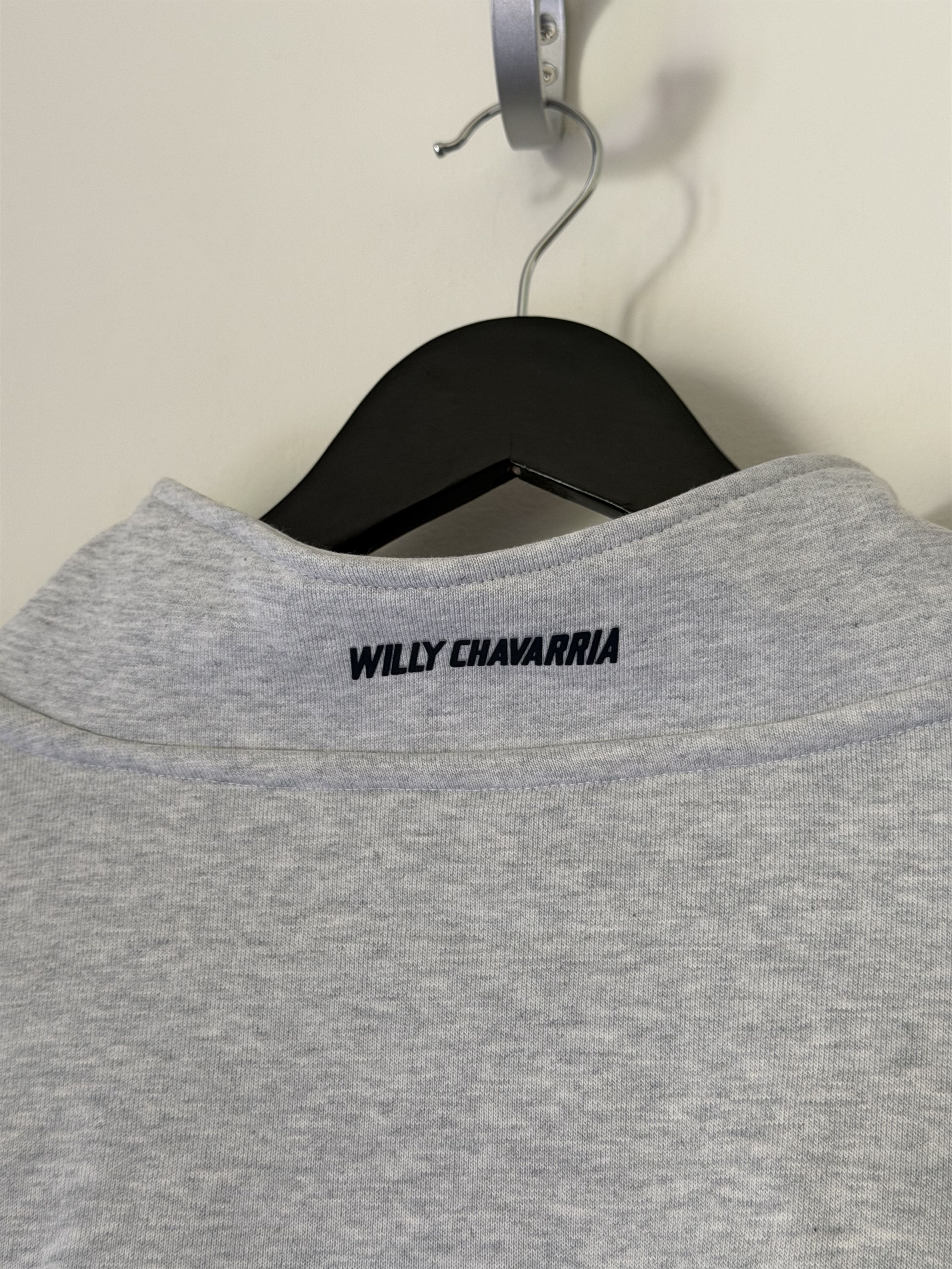 Adidas × Willy Chavarria Willy Chavarria Adidas Watsonville Mock Neck Sweatshirt Gray Size US XL / EU 56 / 4 - 6 Thumbnail