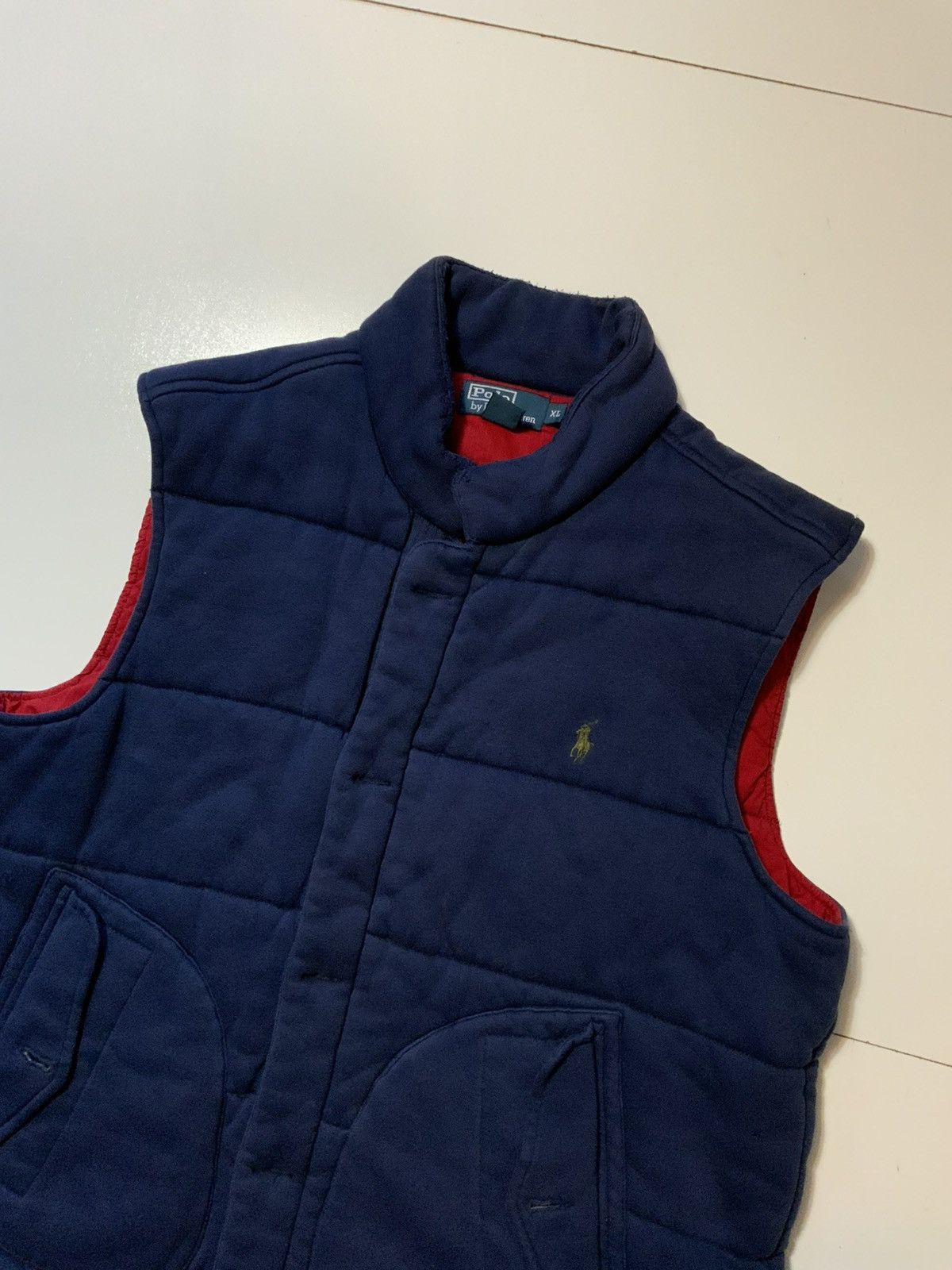 Polo Ralph Lauren Vintage Polo Ralph Lauren Pony Quilted Puffer Vest Jacket Size US XL / EU 56 / 4 - 5 Thumbnail
