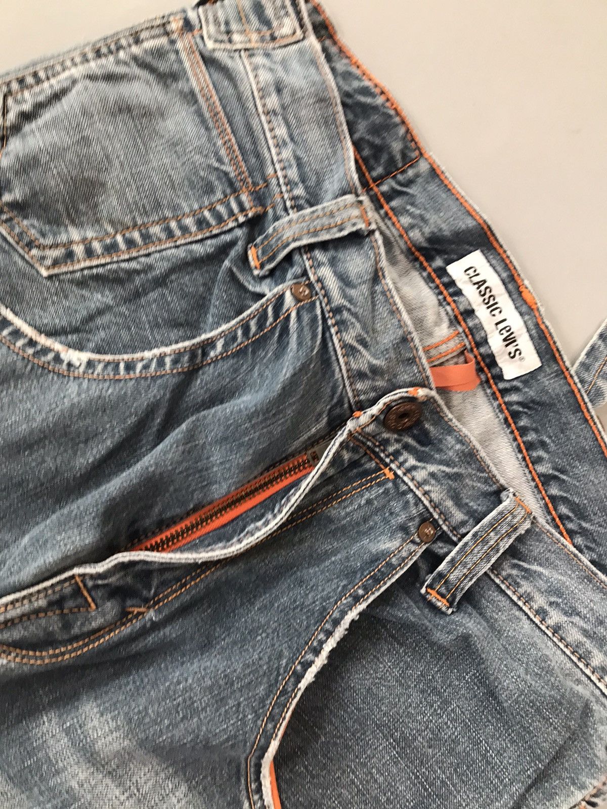 Levi's Vintage Levi’s buckle belt denim Size US 35 - 14 Thumbnail