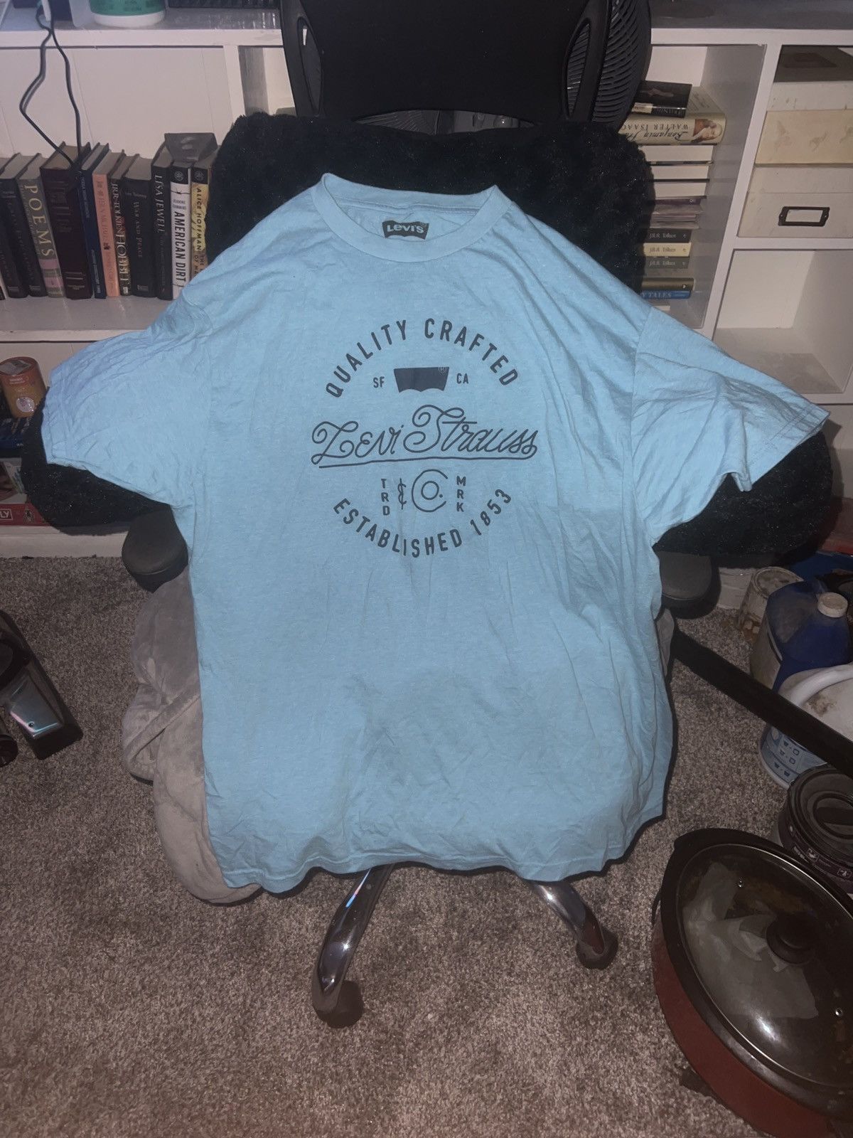 Levi's Levi Strauss & Co. Logo Tee Size US XL / EU 56 / 4 - 1 Thumbnail