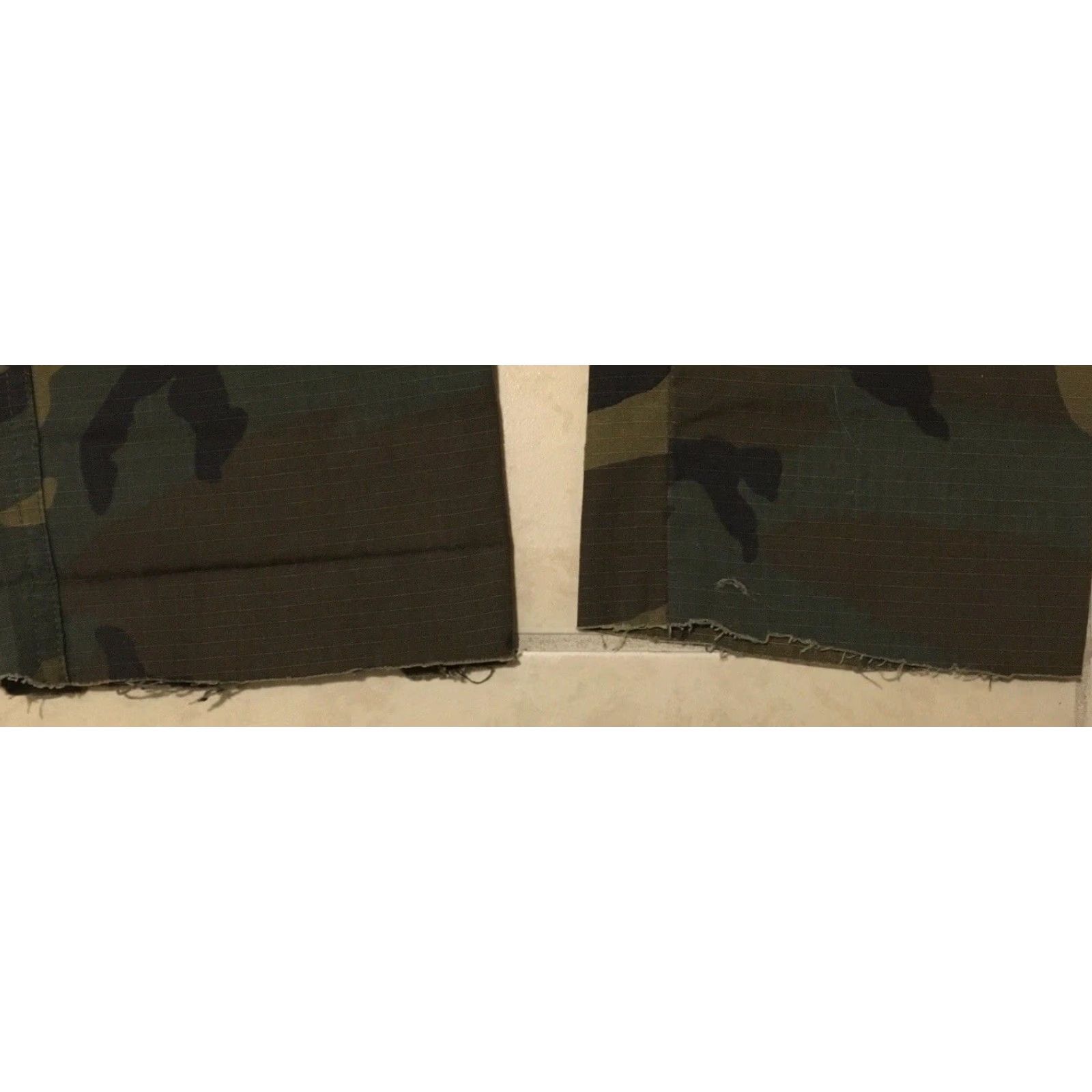The North Face VINTAGE The North Face Camo Cut Off Belted Pants S Men Green 90s Army Grunge Skate Military Pockets Closure Buckle Size US 29 - 5 Thumbnail