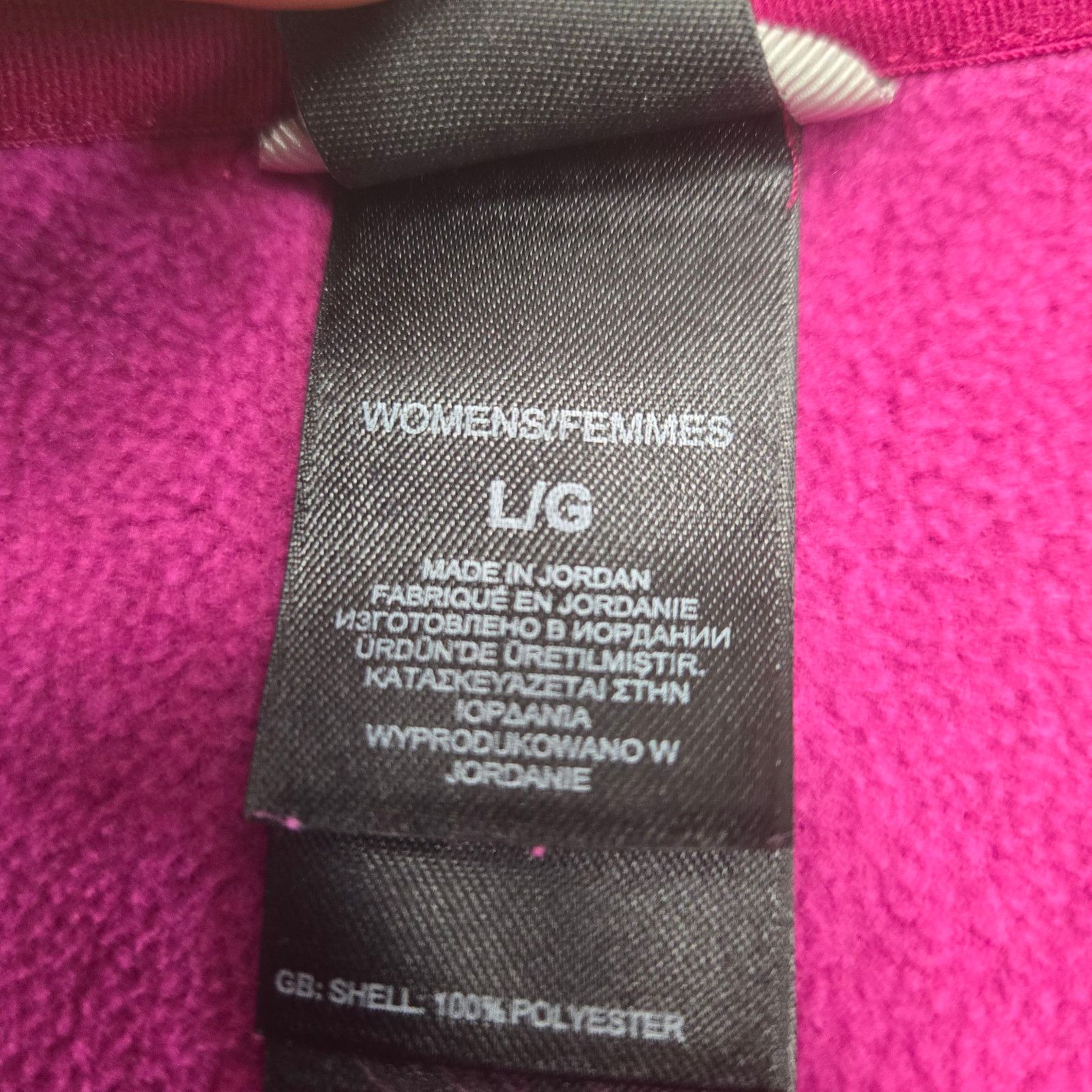 The North Face North Face Pink Quarter Zip Pullover Fleece Size Large Size L / US 10 / IT 46 - 7 Thumbnail