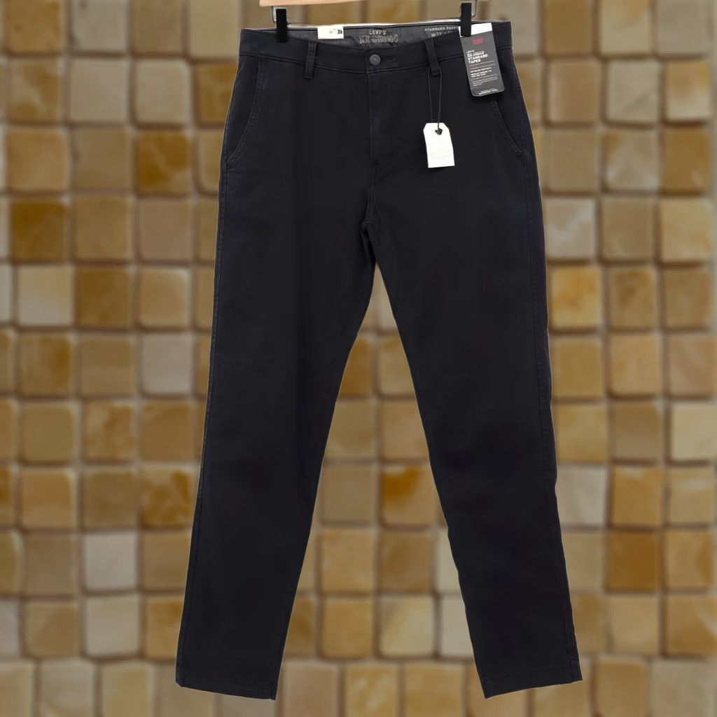 Levi's Levi's XX Chino Standard Taper Men's Pants Black 32X34 Jeans Regular 34 Inseam Cotton Viscose New with Tags Size US 32 / EU 48 - 1 Thumbnail