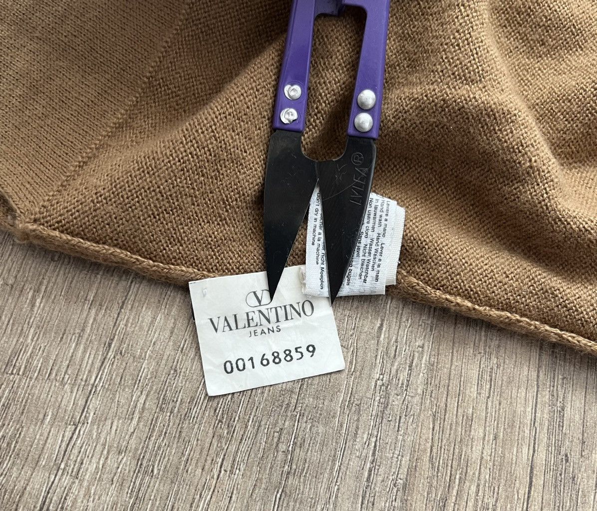 Valentino Valentino Jeans Pullover Brown Women's Size L Size L / US 10 / IT 46 - 9 Thumbnail