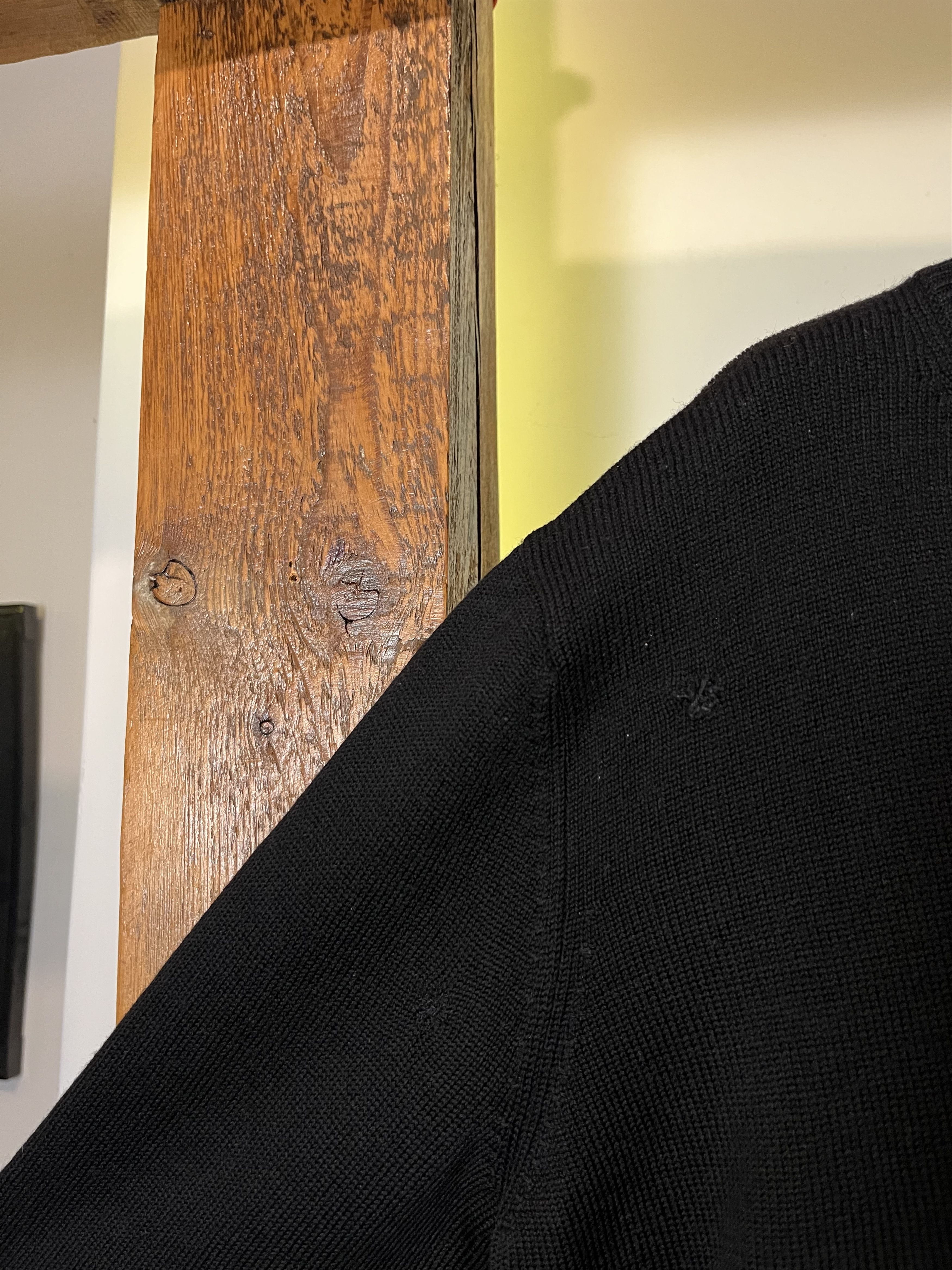 Designer × Dries Van Noten × Japanese Brand Dries Van Noten Archive Black Buttons Merino Wool Knitwear Size US XL / EU 56 / 4 - 7 Thumbnail