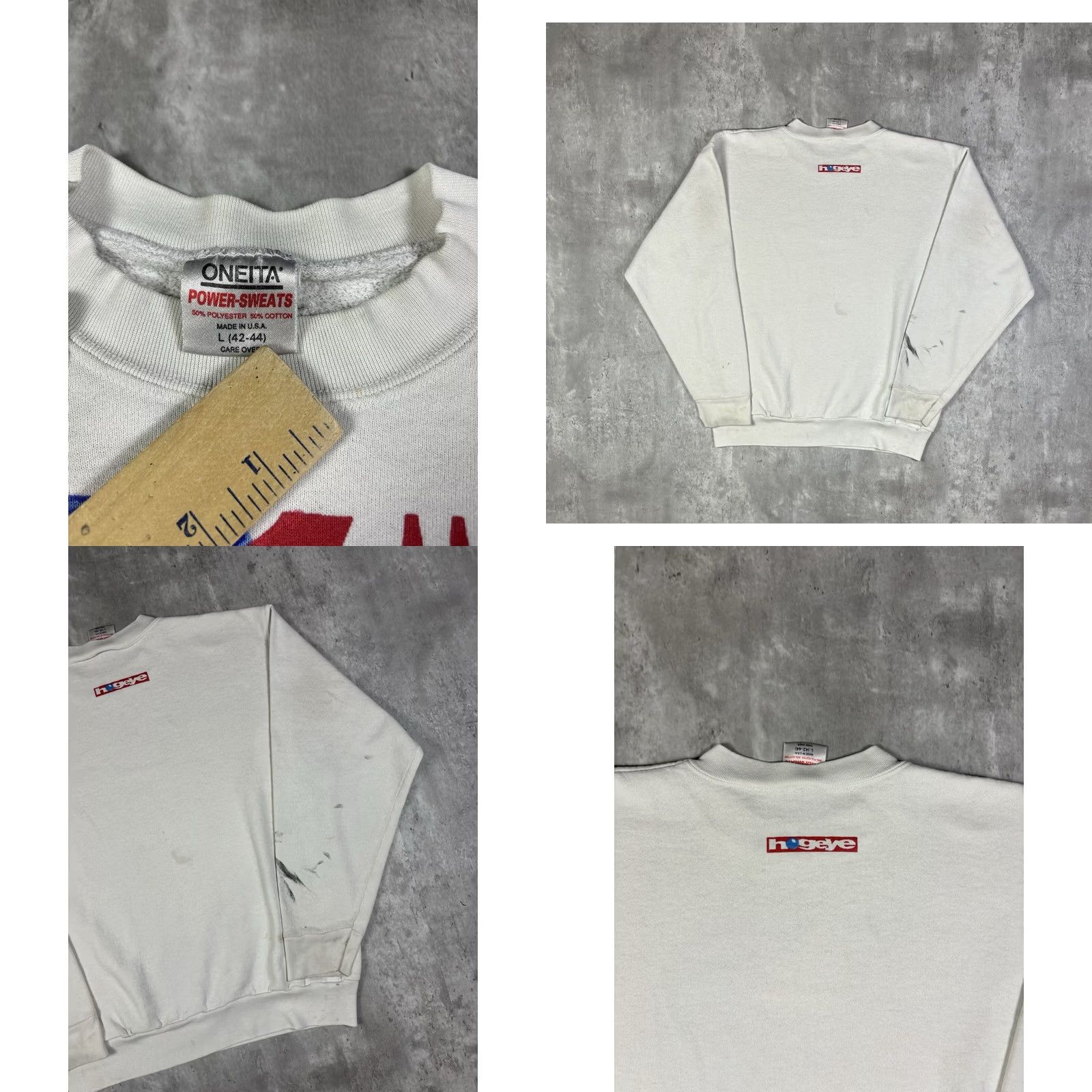 Vintage VINTAGE 90s Tennis National Championship Pullover Sweatshirt Mens Size L White Cotton Fleece Logo USA Retro 90s Size US XL / EU 56 / 4 - 8 Thumbnail