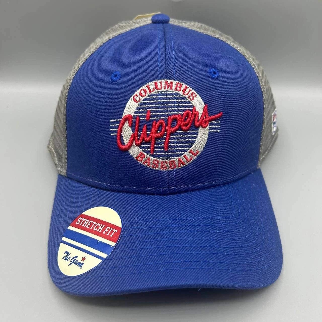 The Game Vintage Columbus Clippers Trucker M-L MiLB Stretch Fitted Size ONE SIZE - 1 Thumbnail