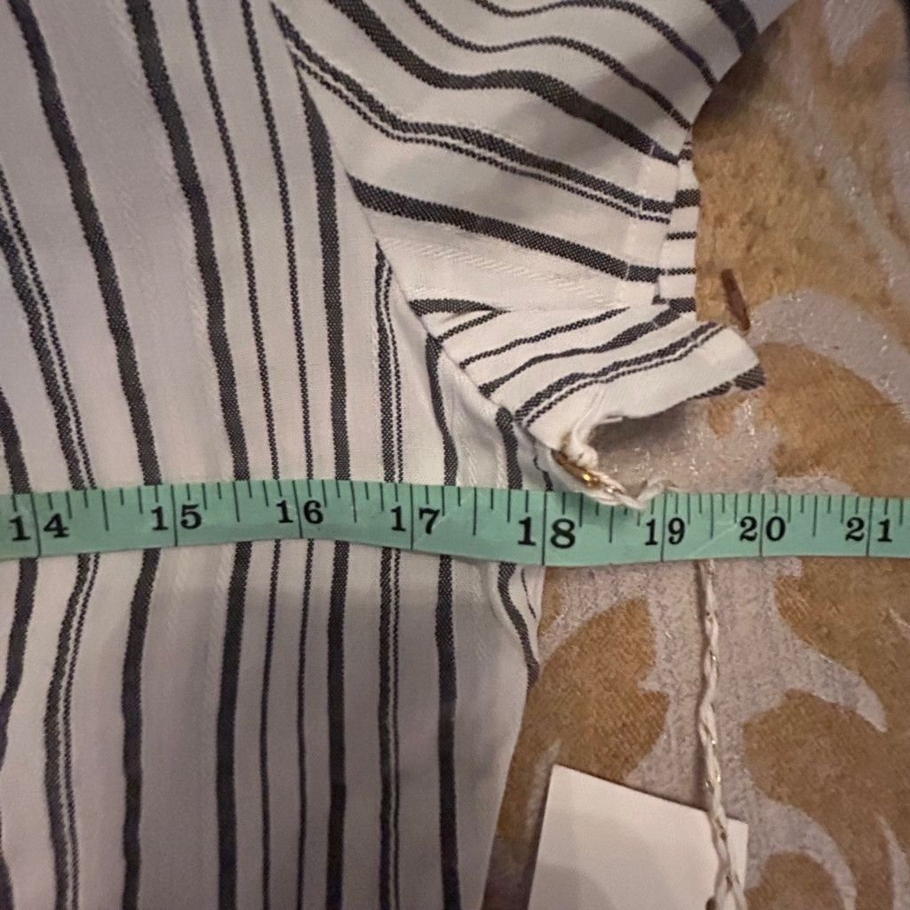 Saltwater Luxe Women's Saltwater Luxe Dress, Size S, White & Black Striped Size S / US 4 / IT 40 - 15 Thumbnail