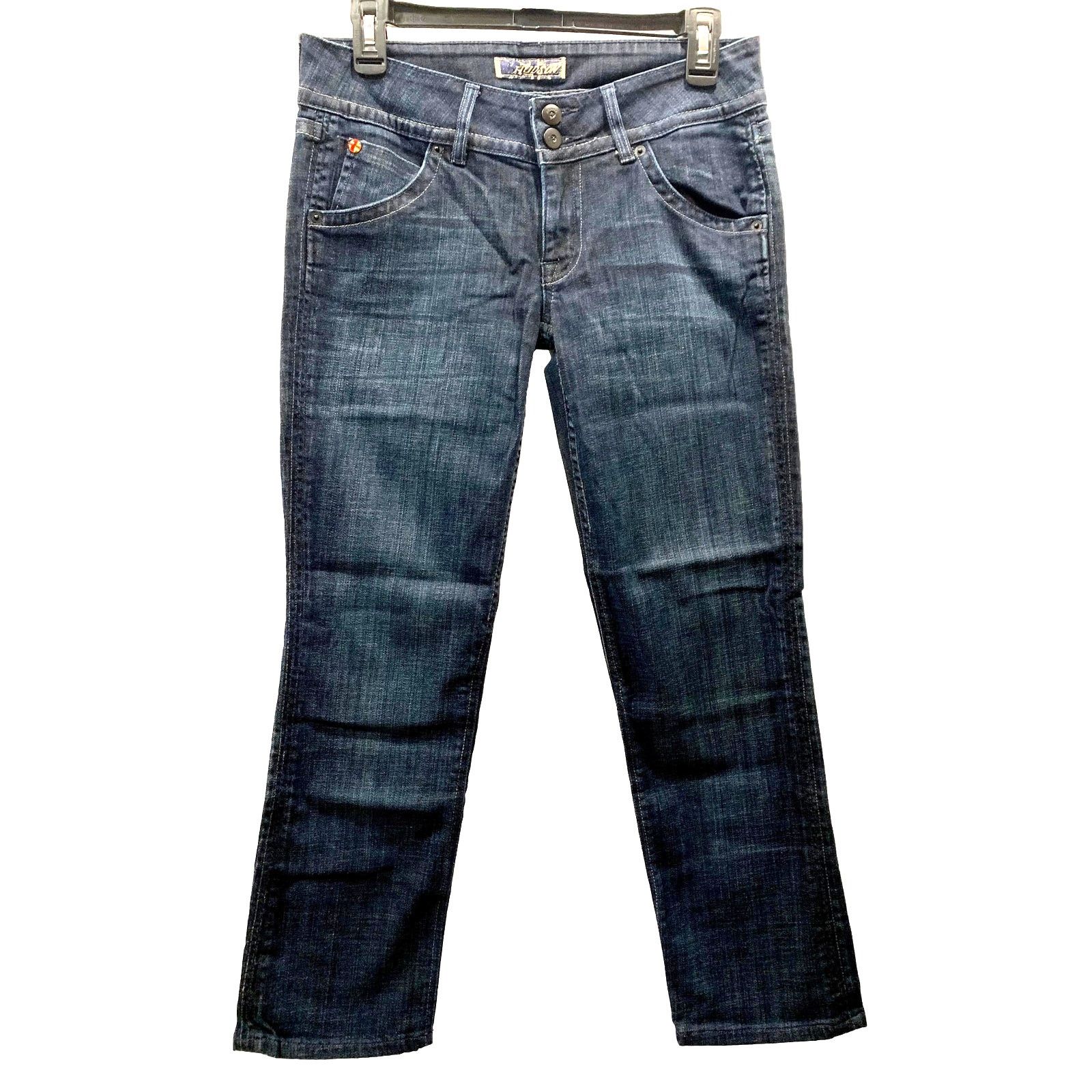 Hudson Hudson Dark Blue Signature Straight Leg Ankle Jeans size 27 Size 27" / US 4 / IT 40 - 10 Thumbnail