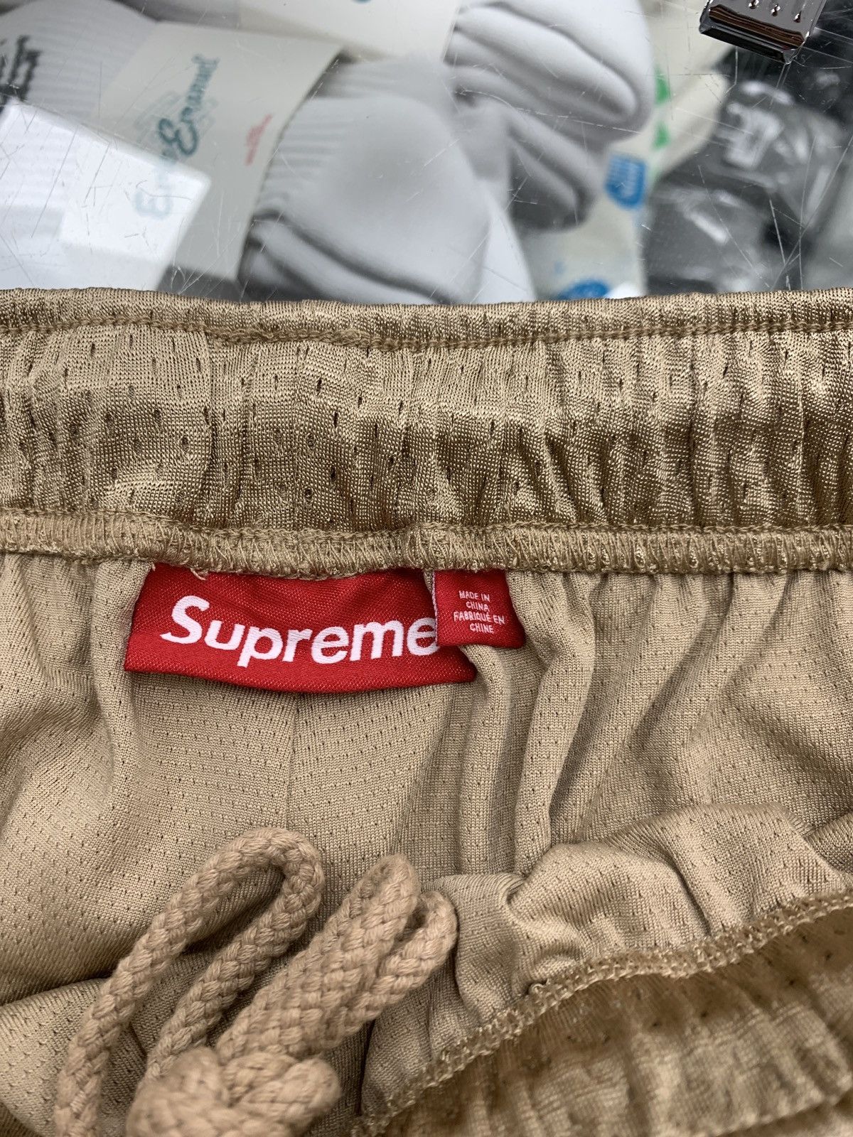 Supreme Supreme Small Box Baggy Mesh Short (SS25) "Brown” Size US 30 / EU 46 - 4 Thumbnail