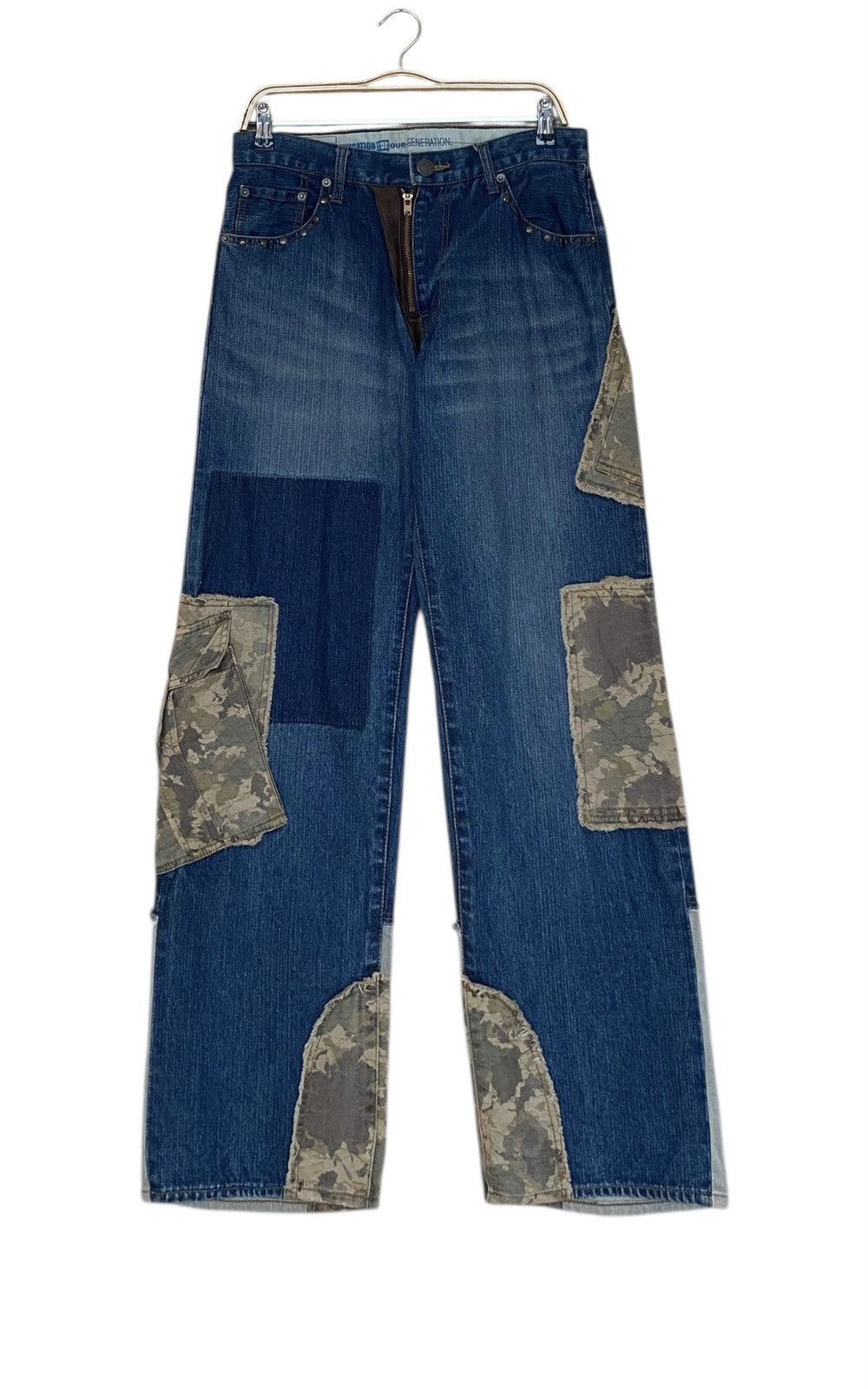 Japanese Brand × PPFM × Vintage Vintage Japanese Brand PPFM Baggy Tactical Jeans 1990s Size US 31 - 1 Thumbnail