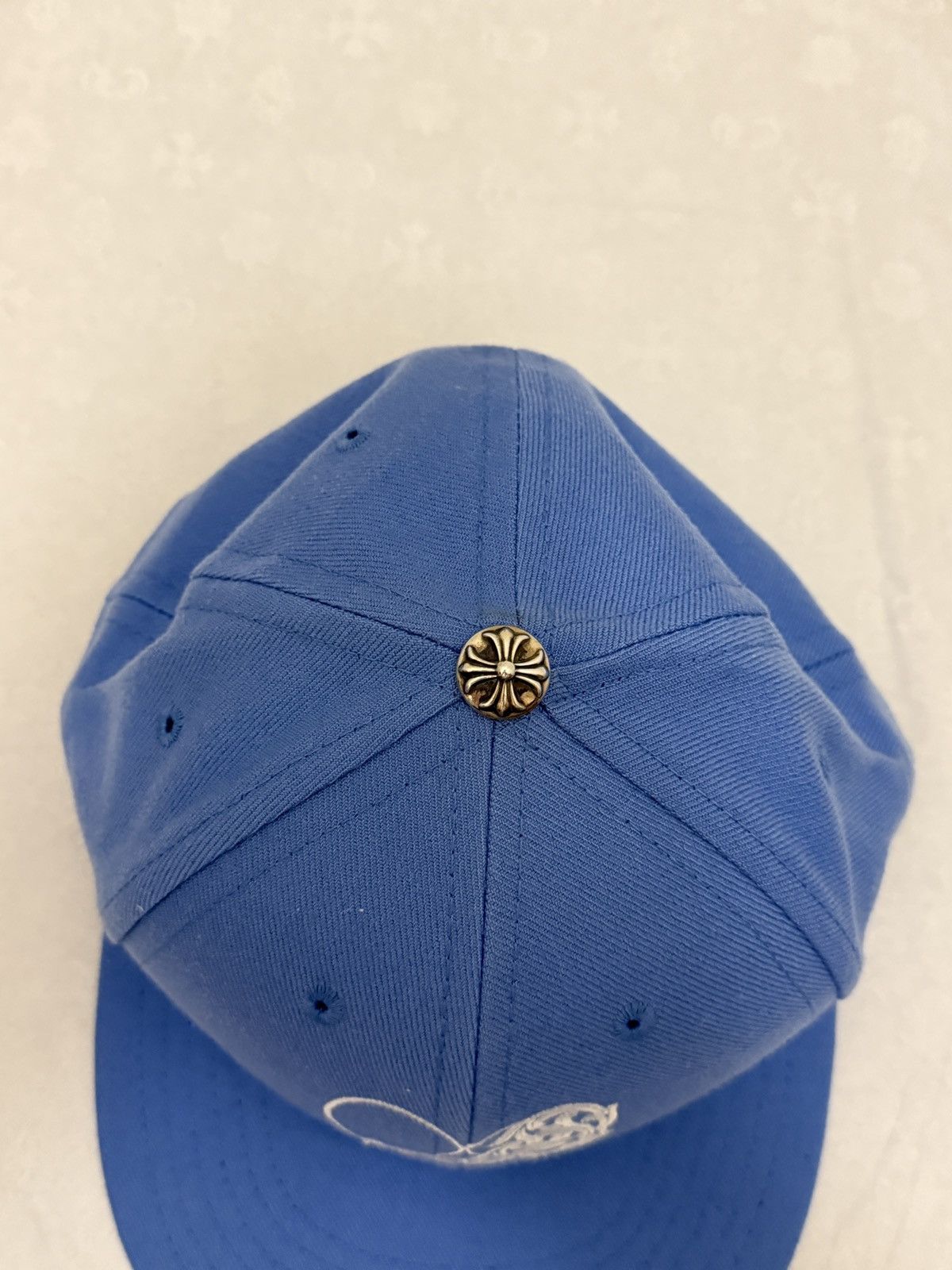 Chrome Hearts Chromehearts Baseball Heart Snapback Sky Blue Size ONE SIZE - 4 Thumbnail