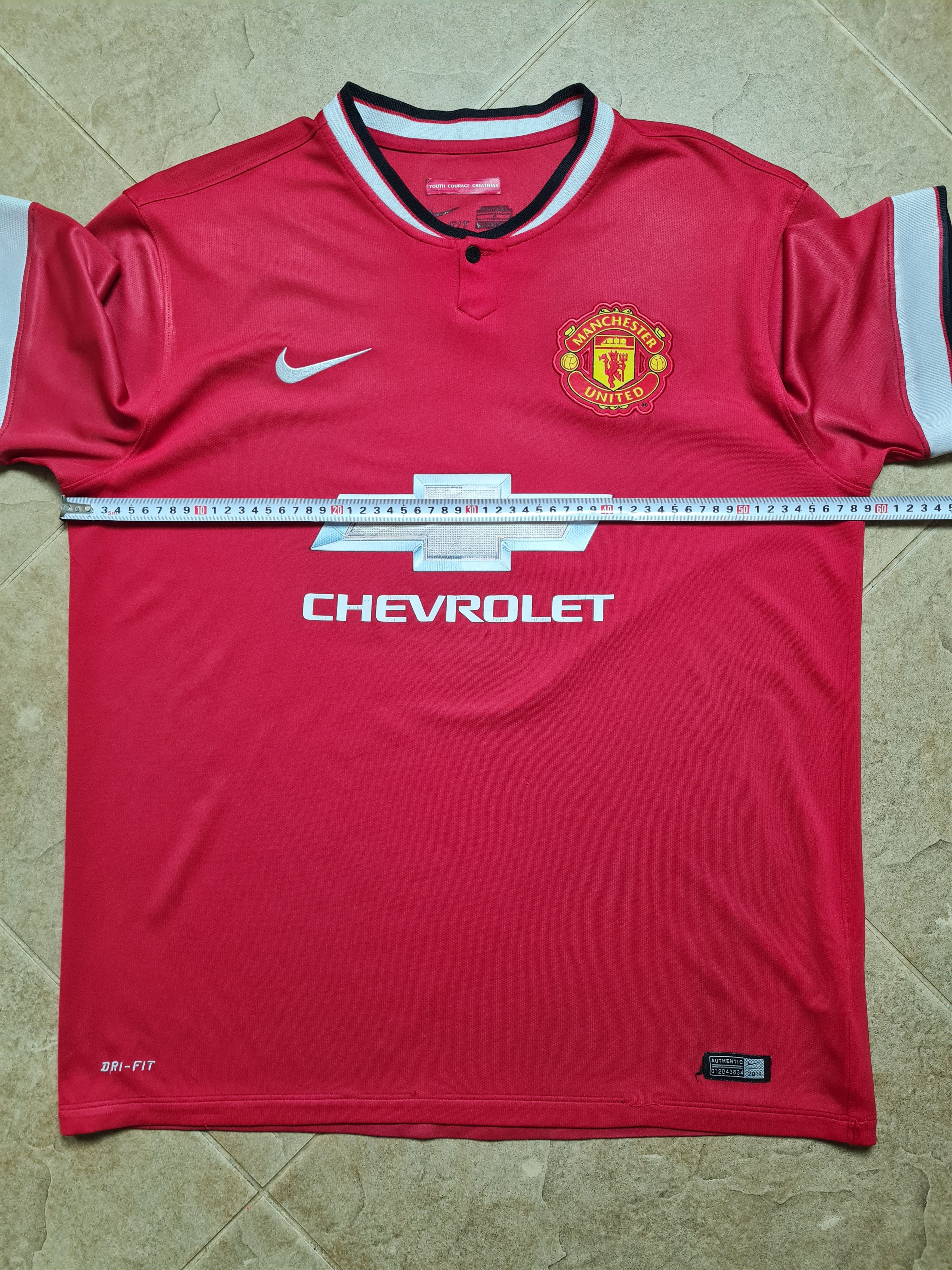 Nike Manchester United Jersey 2014/015 Home Shirt Nike 611031-624 Size US XL / EU 56 / 4 - 10 Thumbnail