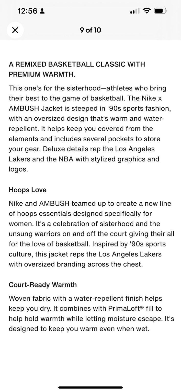 Ambush Design × Nike Nike x Ambush Lakers Jacket Size XL / US 12-14 / IT 48-50 - 9 Thumbnail