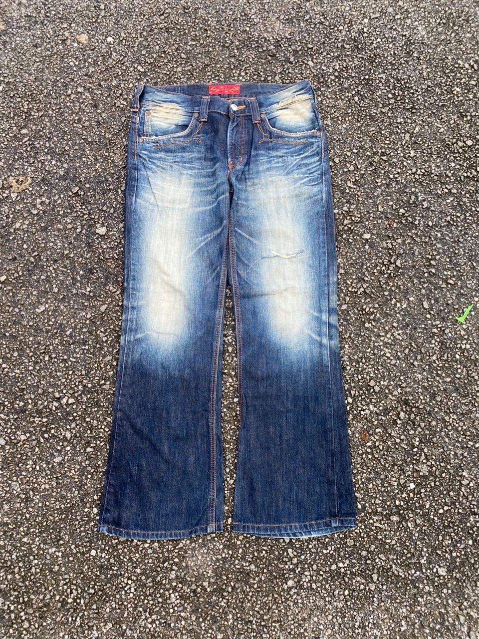 Edwin 💥DELETE💥VINTAGE EDWIN 421 XV DISTRESSED DENIM Size US 33 - 2 Thumbnail