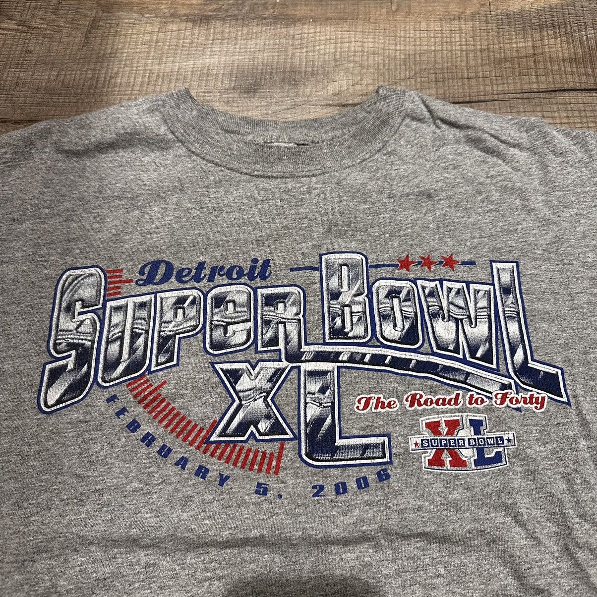 SANA × Vintage Detroit Super Bowl XL 2006 tee Size US M / EU 48-50 / 2 - 2 Thumbnail