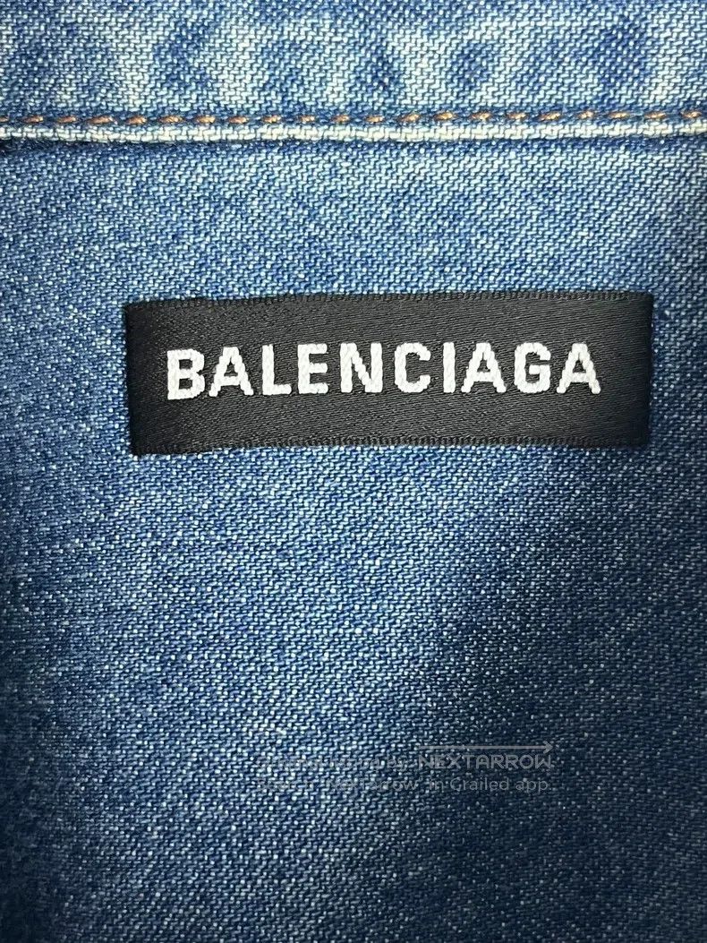 Balenciaga Balenciaga Denim Shirt Size XS / US 0-2 / IT 36-38 - 3 Thumbnail