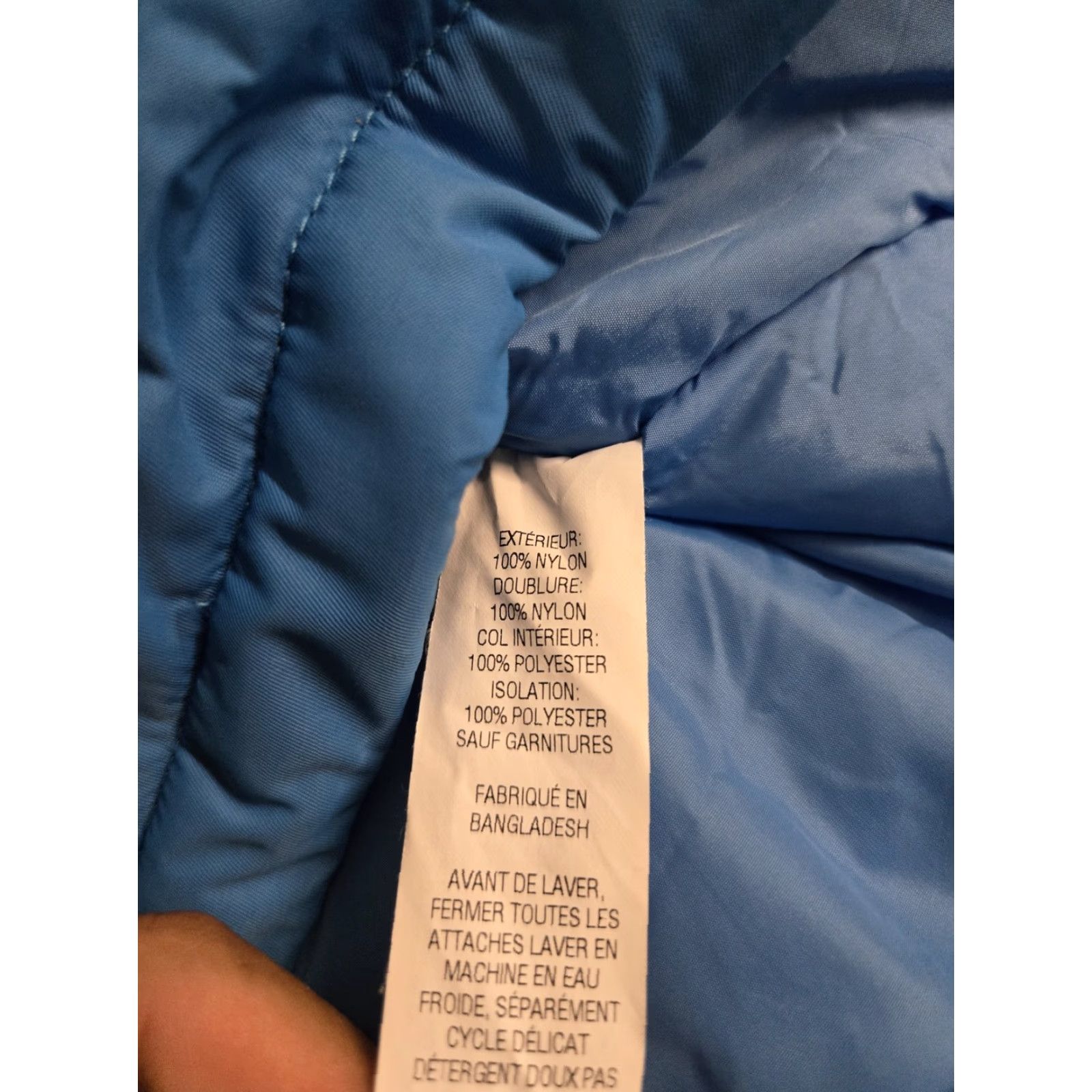 Vintage LL Bean Jacket Womens 2XL Blue Hooded Insulated Parka Winter Coat Nylon Outdoor Size XXL / US 16-18 / IT 52-54 - 5 Thumbnail