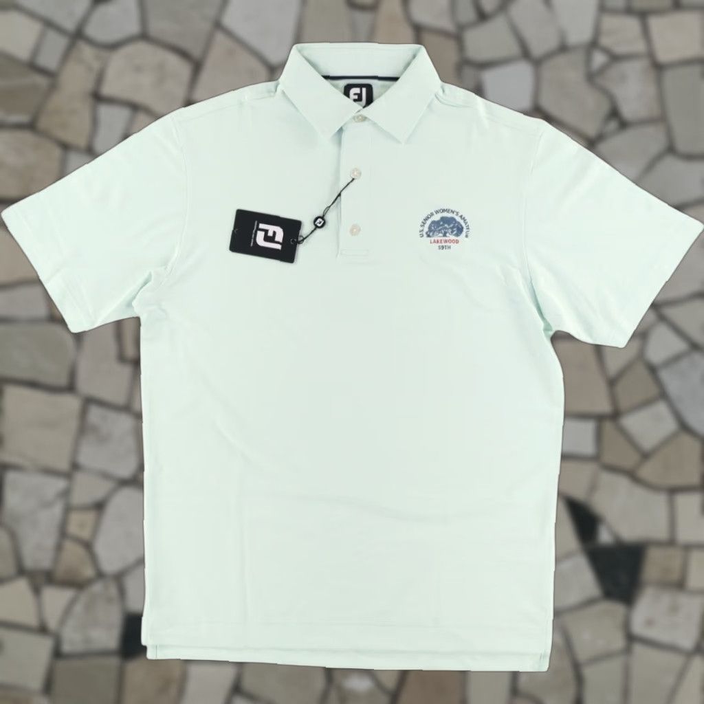 Footjoy VINTAGE Footjoy Pique Women's Amateur High Stretch Polyester Solid Polo Shirt Mint Men's M Size M / US 6-8 / IT 42-44 - 1 Thumbnail