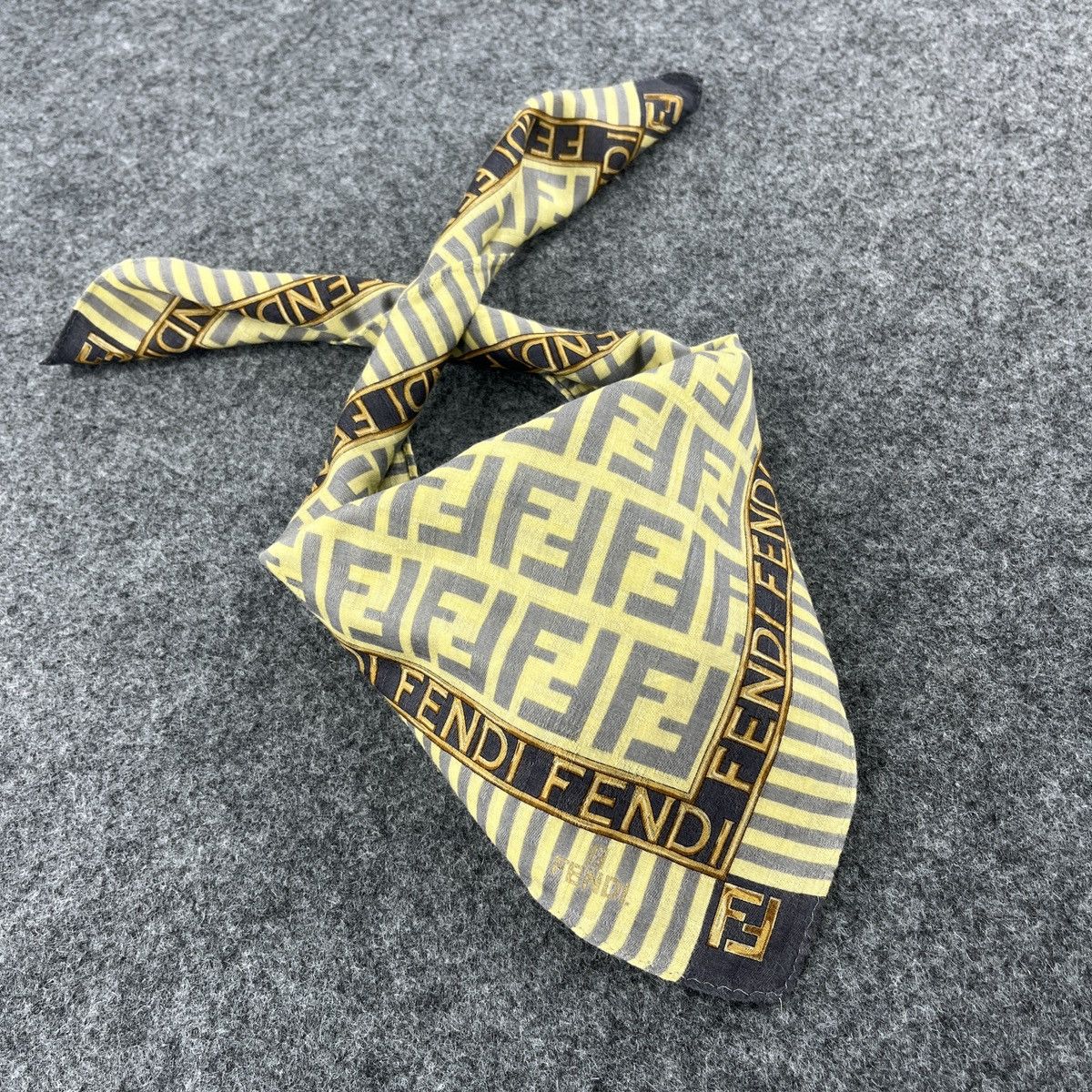 Vintage Vintage Fendi Handkerchief / Bandana / Neckerchief B432 Size ONE SIZE - 8 Thumbnail