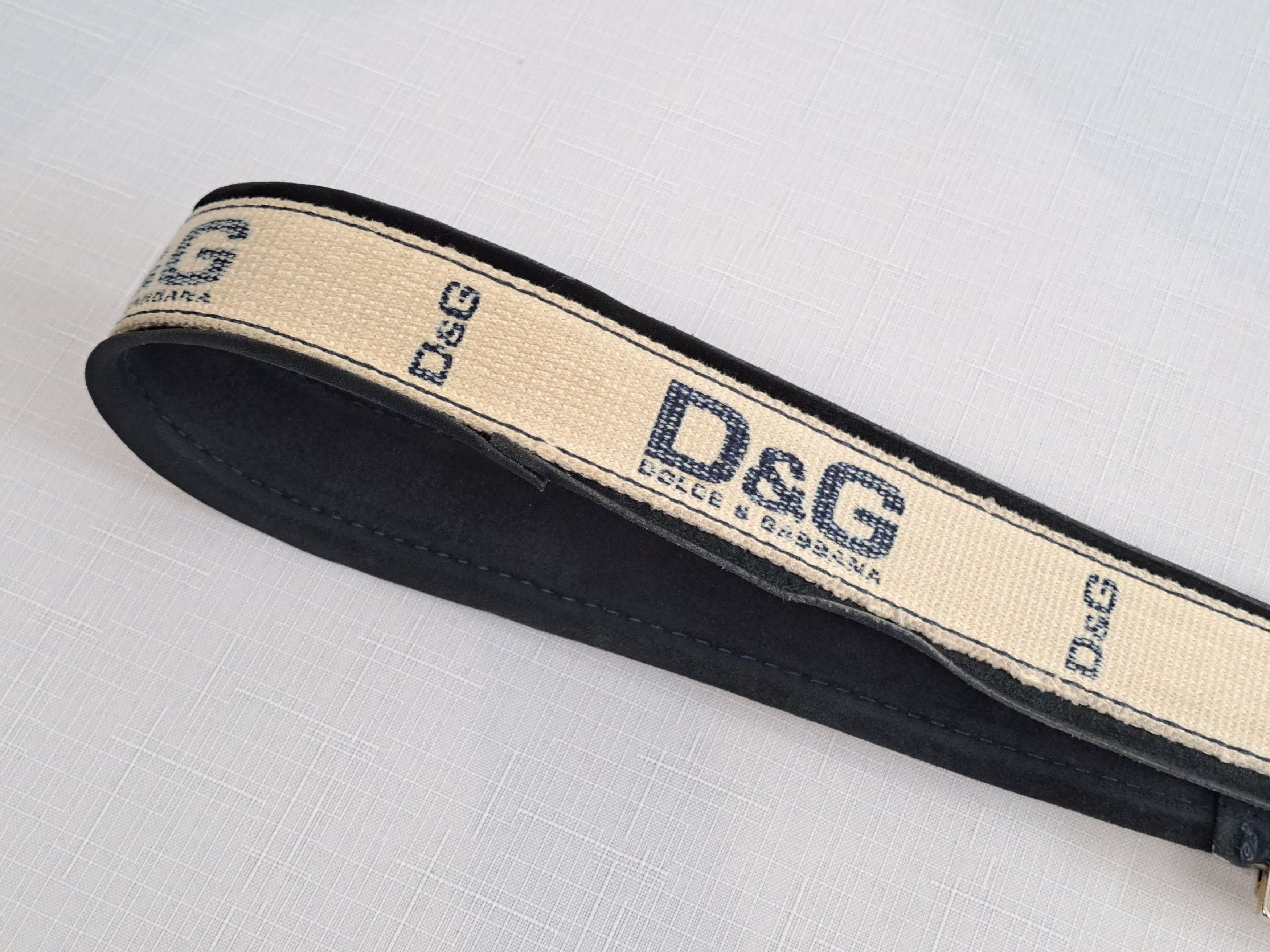 Dolce & Gabbana × Vintage Vintage Dolce&Gabbana textile/leather belt. Size 105 Size ONE SIZE - 8 Thumbnail