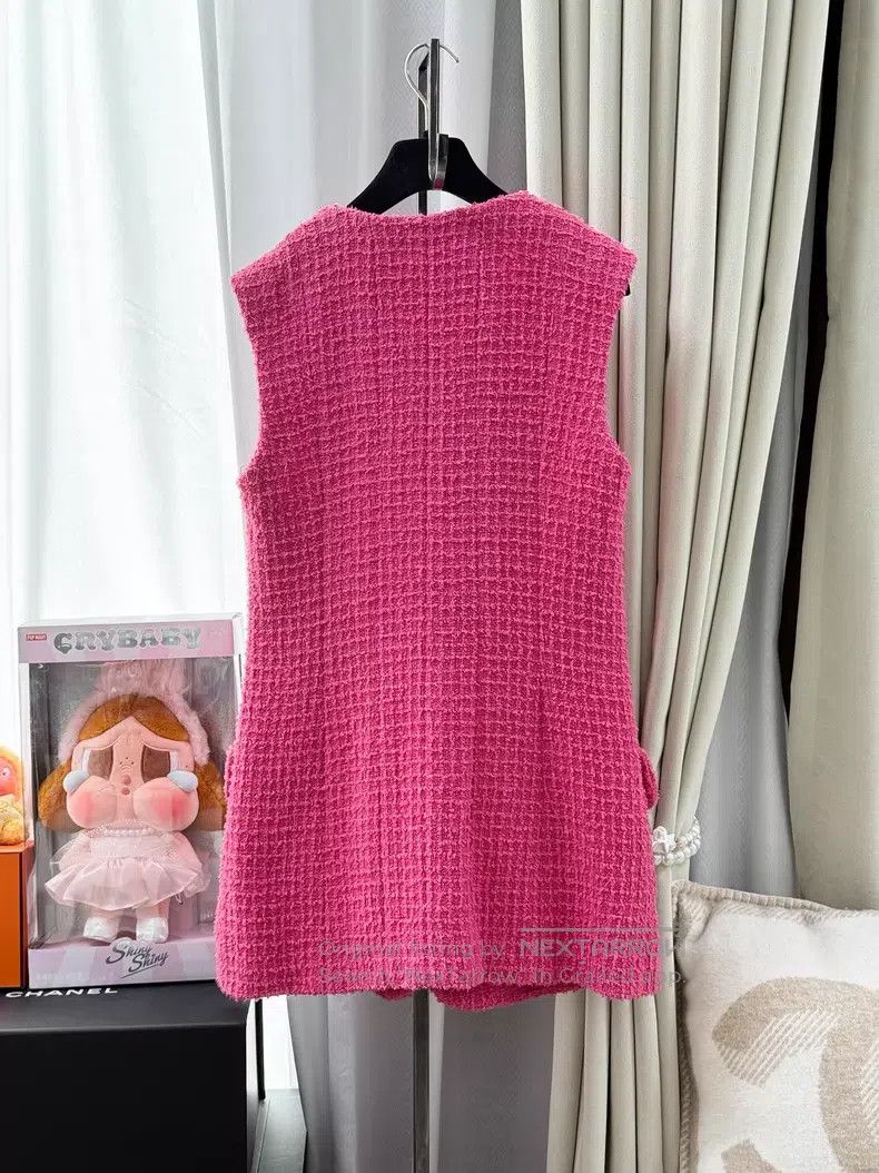 Chanel Chanel Woven diamond buckle sleeveless vest jacket Size XS / US 0-2 / IT 36-38 - 3 Thumbnail