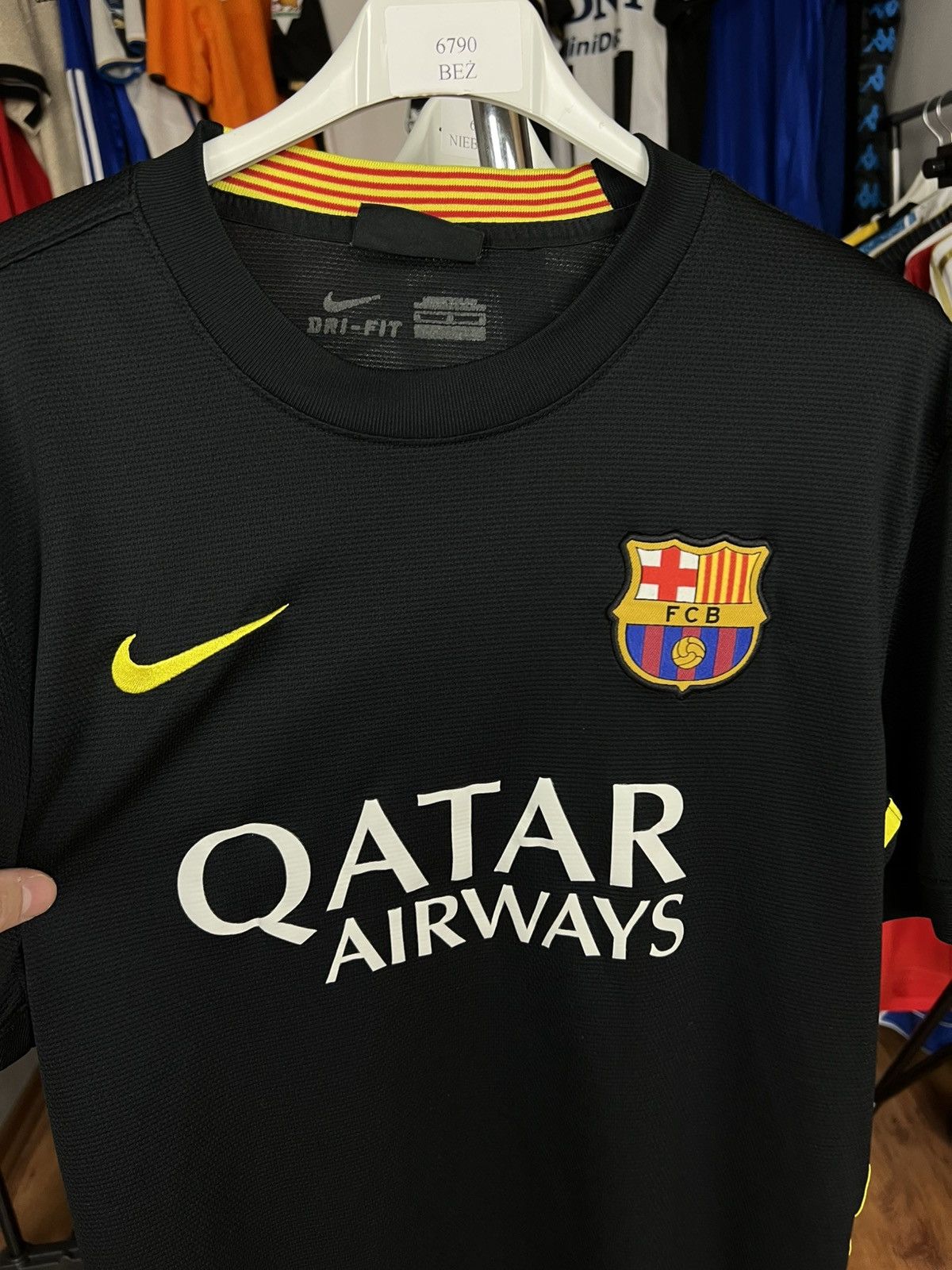 Nike Soccer Jersey Nike Barcelona 2013/14 Black Kit Size US M / EU 48-50 / 2 - 3 Thumbnail
