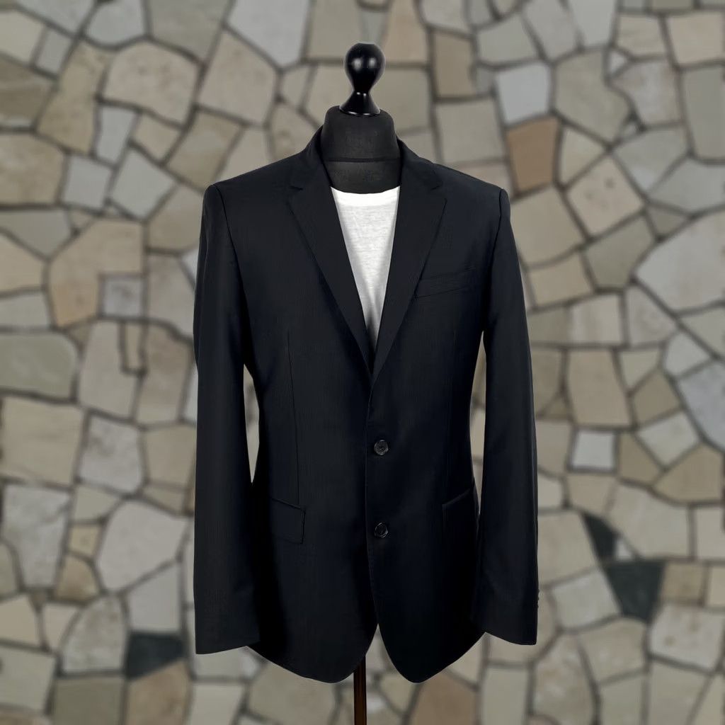 Hugo Boss HUGO BOSS Blazer Wool Black Mens UK 50 / 40R Size 50 40R Blazer Wool Tailored Jacket Mens Black 74 cm 46 cm 53 cm 64 cm Size 50R - 1 Thumbnail
