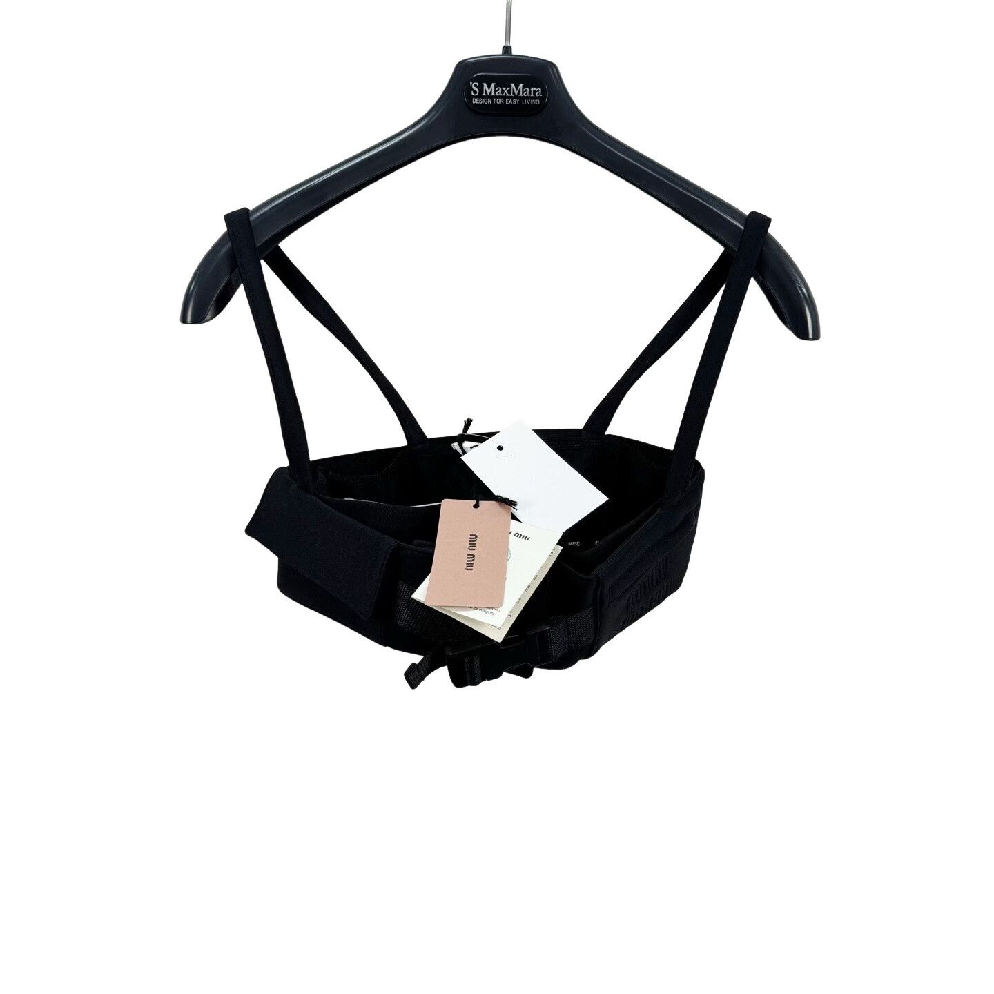 Miu Miu Miu Miu Technical Strap Crop Top Size 38 Size XS / US 0-2 / IT 36-38 - 1 Thumbnail
