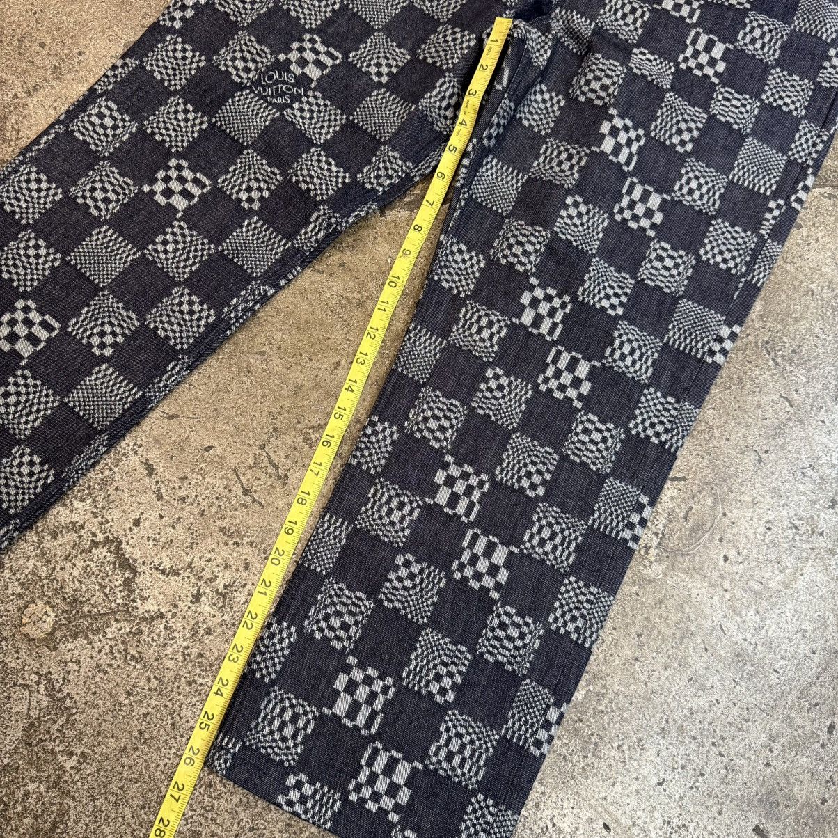Louis Vuitton Louis Vuitton Distorted Damier Denim Jacket And Pants Set Size US L / EU 52-54 / 3 - 14 Thumbnail