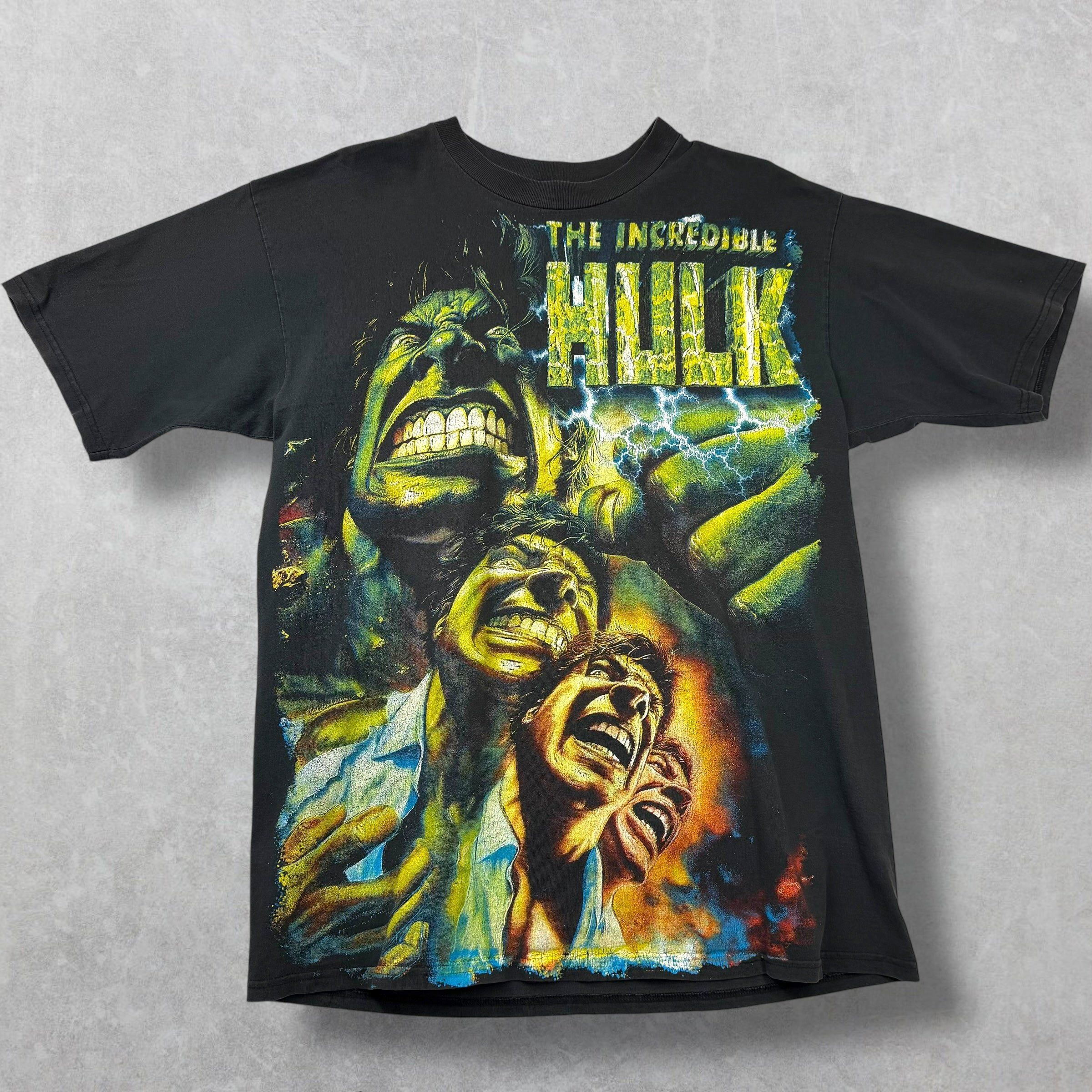 Vintage Vintage 90s Resurreccion The Incredible Hulk Tee XL Size US XL / EU 56 / 4 - 1 Thumbnail