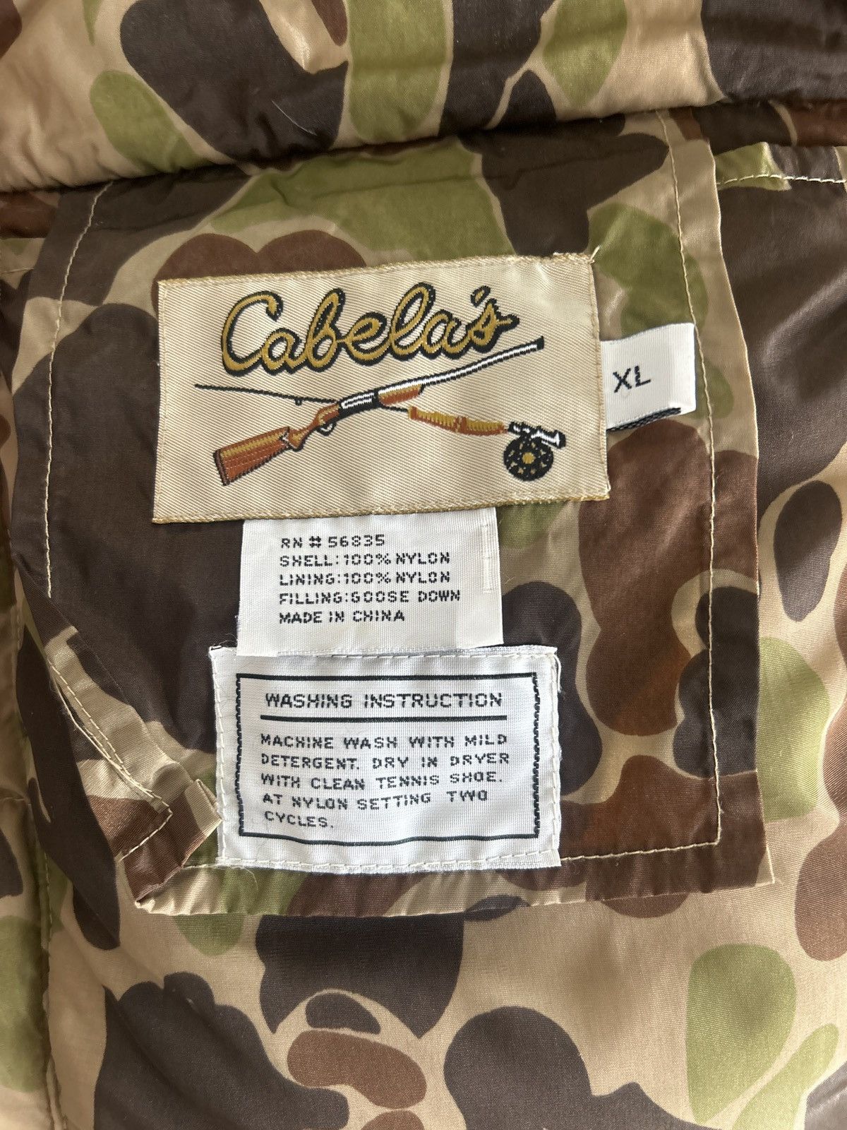Cabelas Vintage Cabelas goose down hunting jacket Size US XL / EU 56 / 4 - 3 Thumbnail