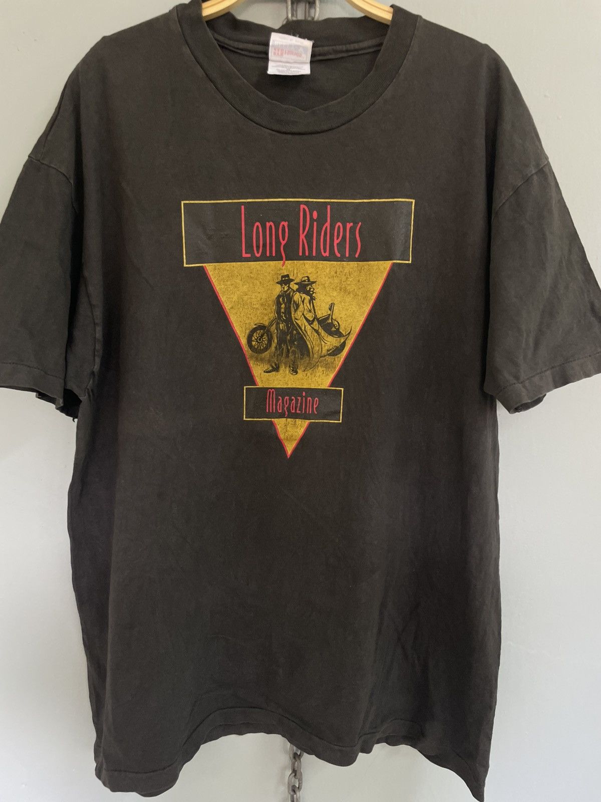 Vintage Vintage 90s Long Riders Magazine promo t shirt Size US XL / EU 56 / 4 - 3 Thumbnail