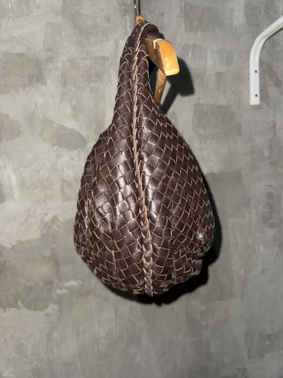 Bottega Veneta Bottega 2010 Brown Intrecciato Woven Nappa Leather Hobo Bag Size ONE SIZE - 2 Thumbnail