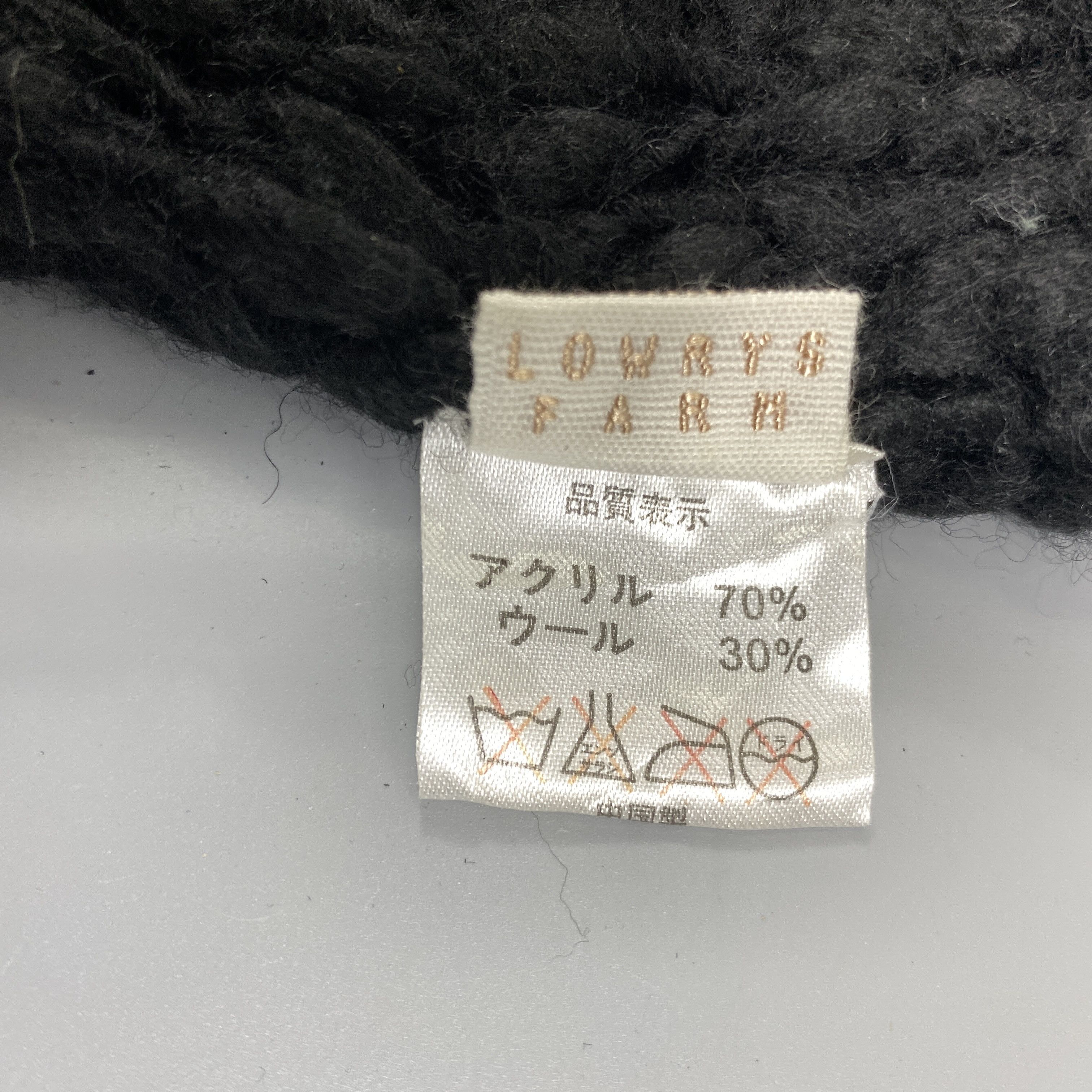 Japanese Brand Lowrys Farm Wool Snow Cap Beanie Hat -BN1155 Size ONE SIZE - 10 Thumbnail