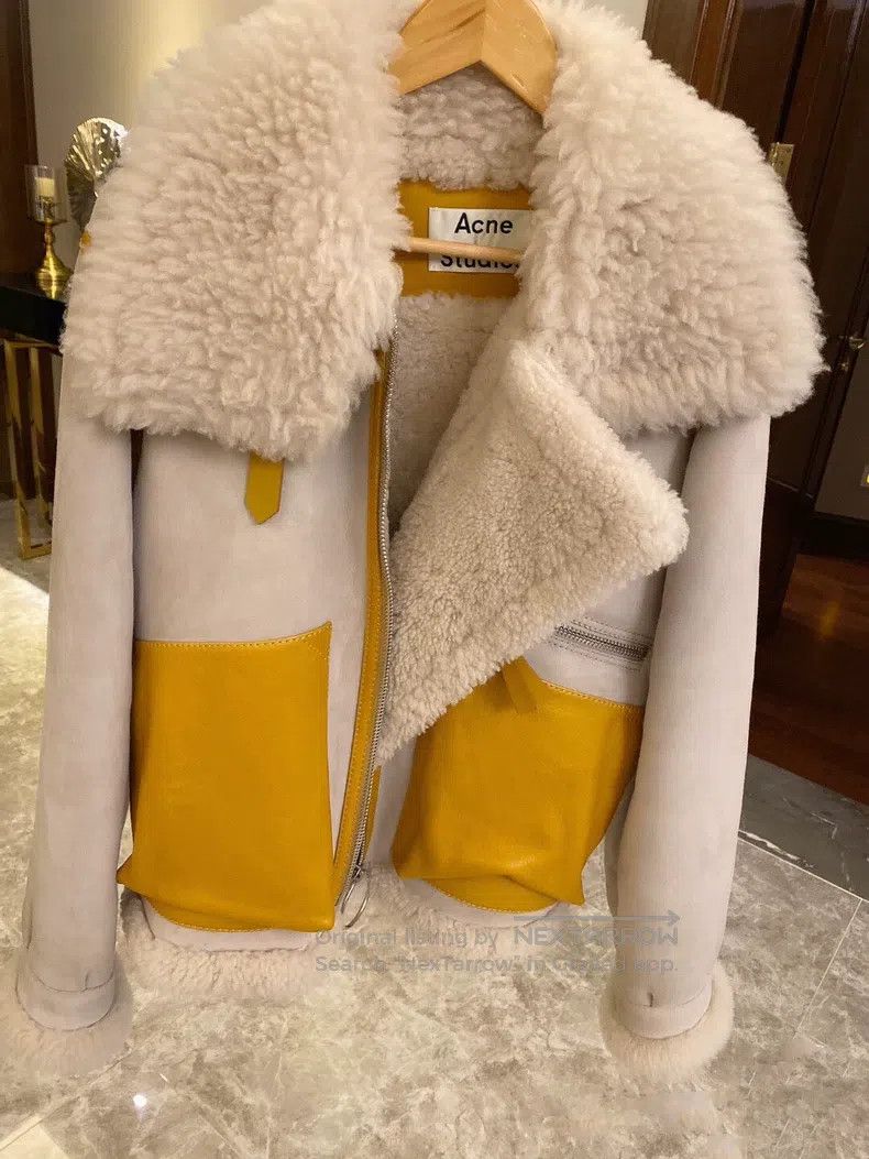 Acne Studios Acne Studios Fur and leather combination jacket Size M / US 6-8 / IT 42-44 - 3 Thumbnail