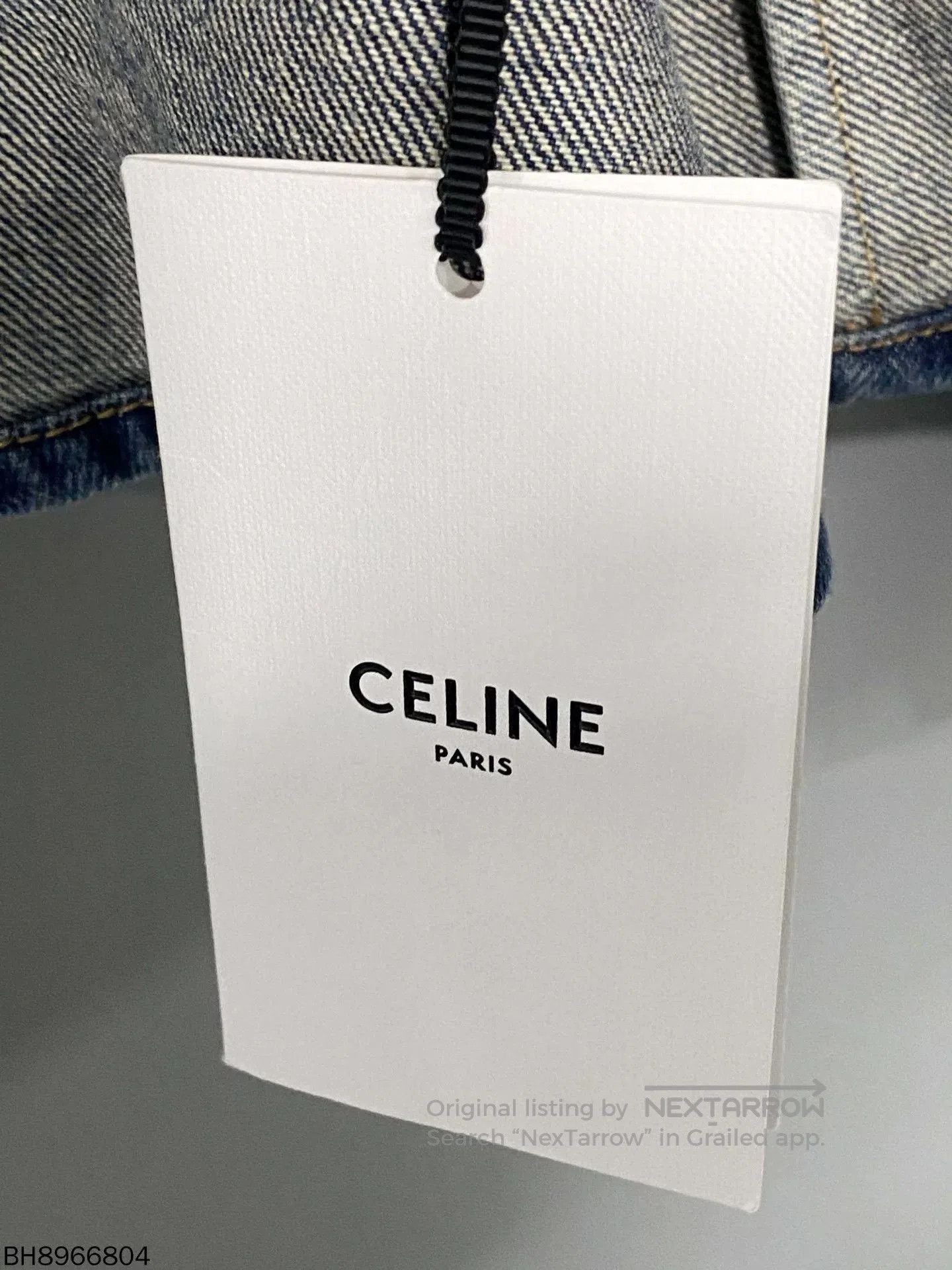 Celine Celine Gold Button Slim Stand Collar Denim Jacket. Size S / US 4 / IT 40 - 5 Thumbnail