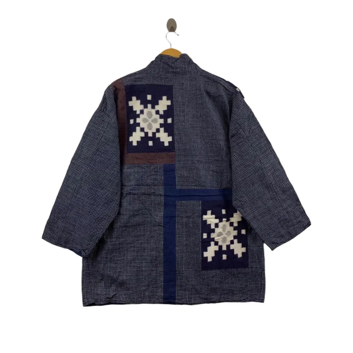 Japanese Brand Vintage 80’ JAPAN KIMONO Reversible Pure Natural Dye Jacket Size US XL / EU 56 / 4 - 5 Thumbnail
